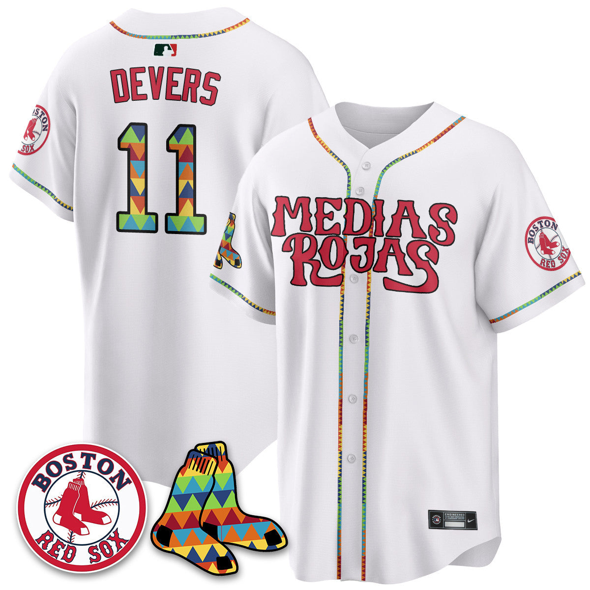 BOS "Medias Rojas" Limited Jersey - Stitched