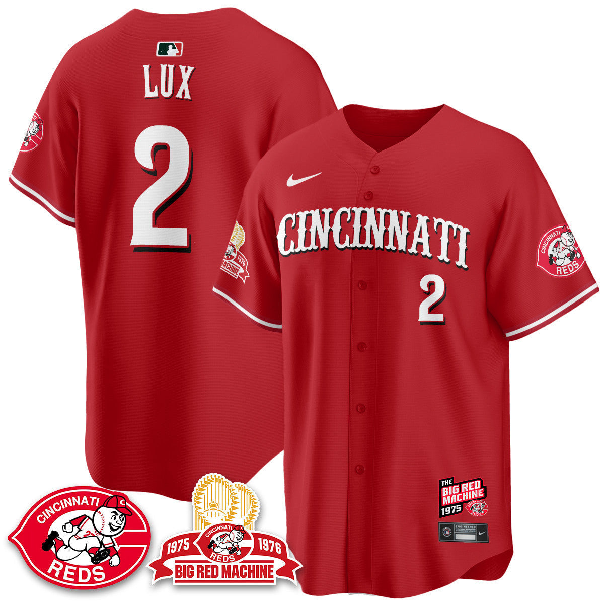CIN Big Red Machine 50th Anniversary Jersey - Stitched