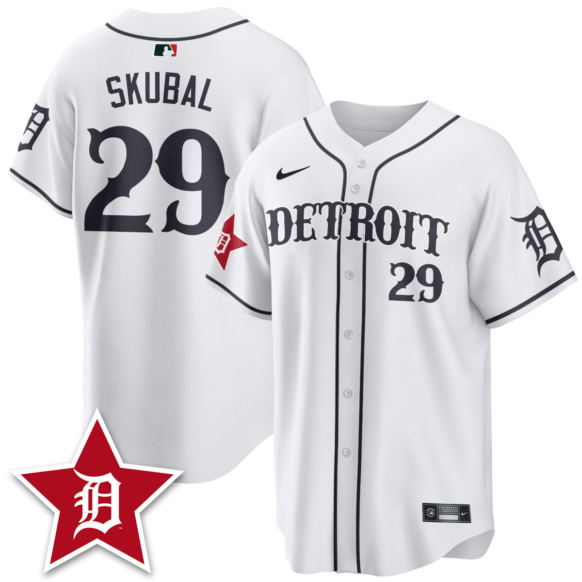 DET Black In Baseball Style Limited Jersey - Stitched