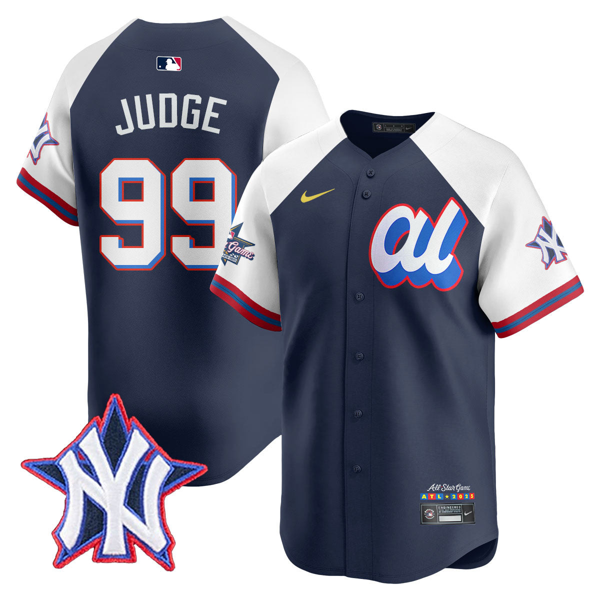 American League 2025 MLB All-Star Jersey - Stitched
