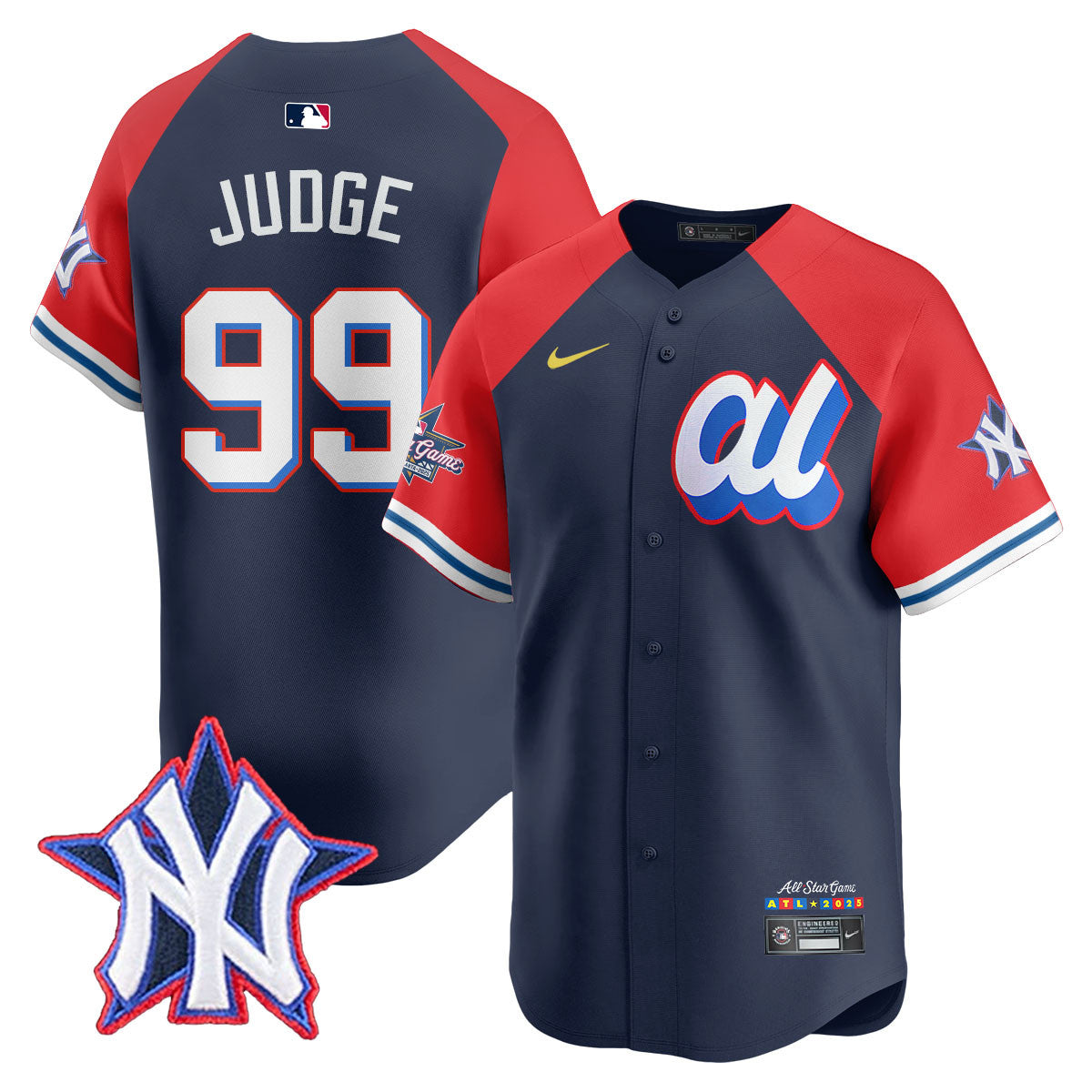 American League 2025 MLB All-Star Jersey - Stitched