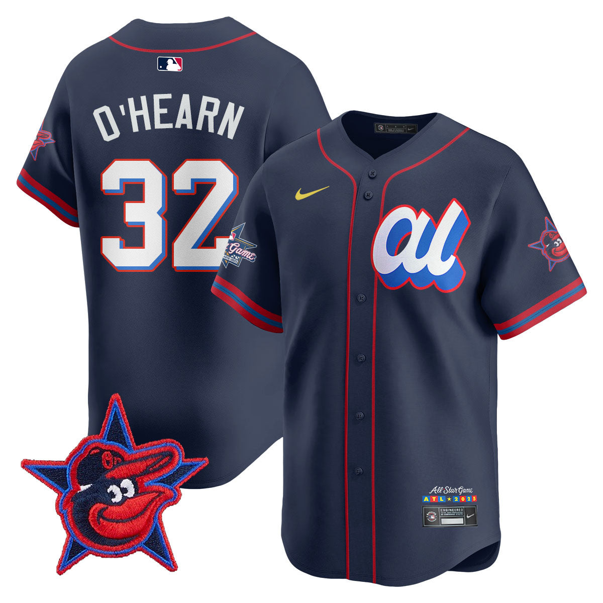 American League 2025 MLB All-Star Jersey - Stitched