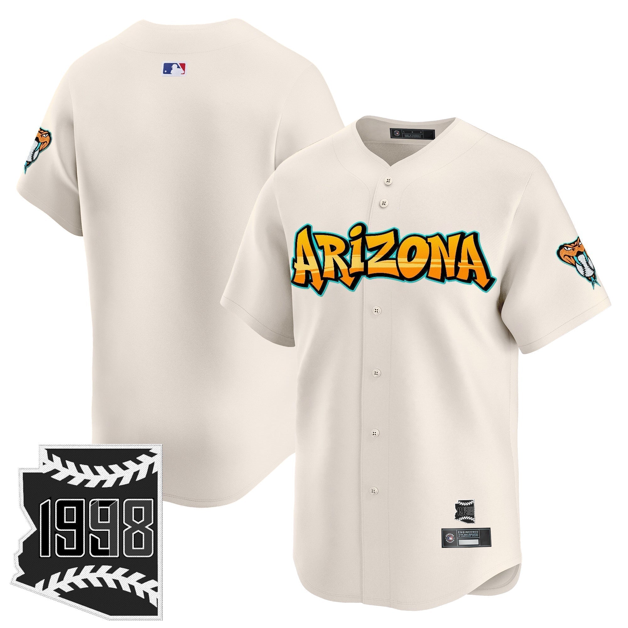 ARI 'Graffiti Desert Ink Edition' Vapor Premier Limited Jersey - Stitched