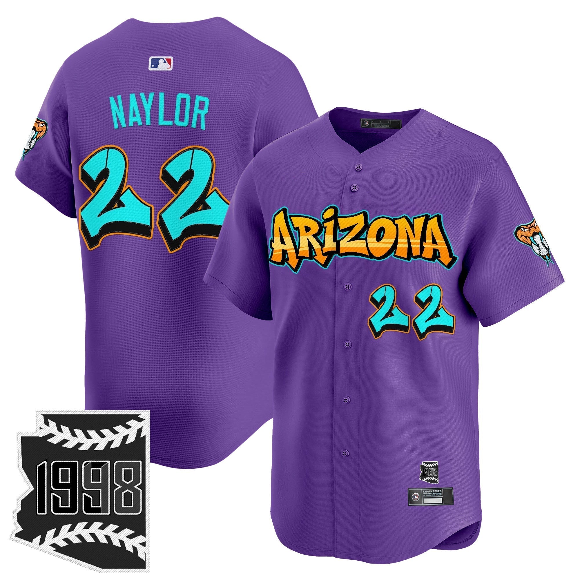 ARI 'Graffiti Desert Ink Edition' Vapor Premier Limited Jersey - Stitched