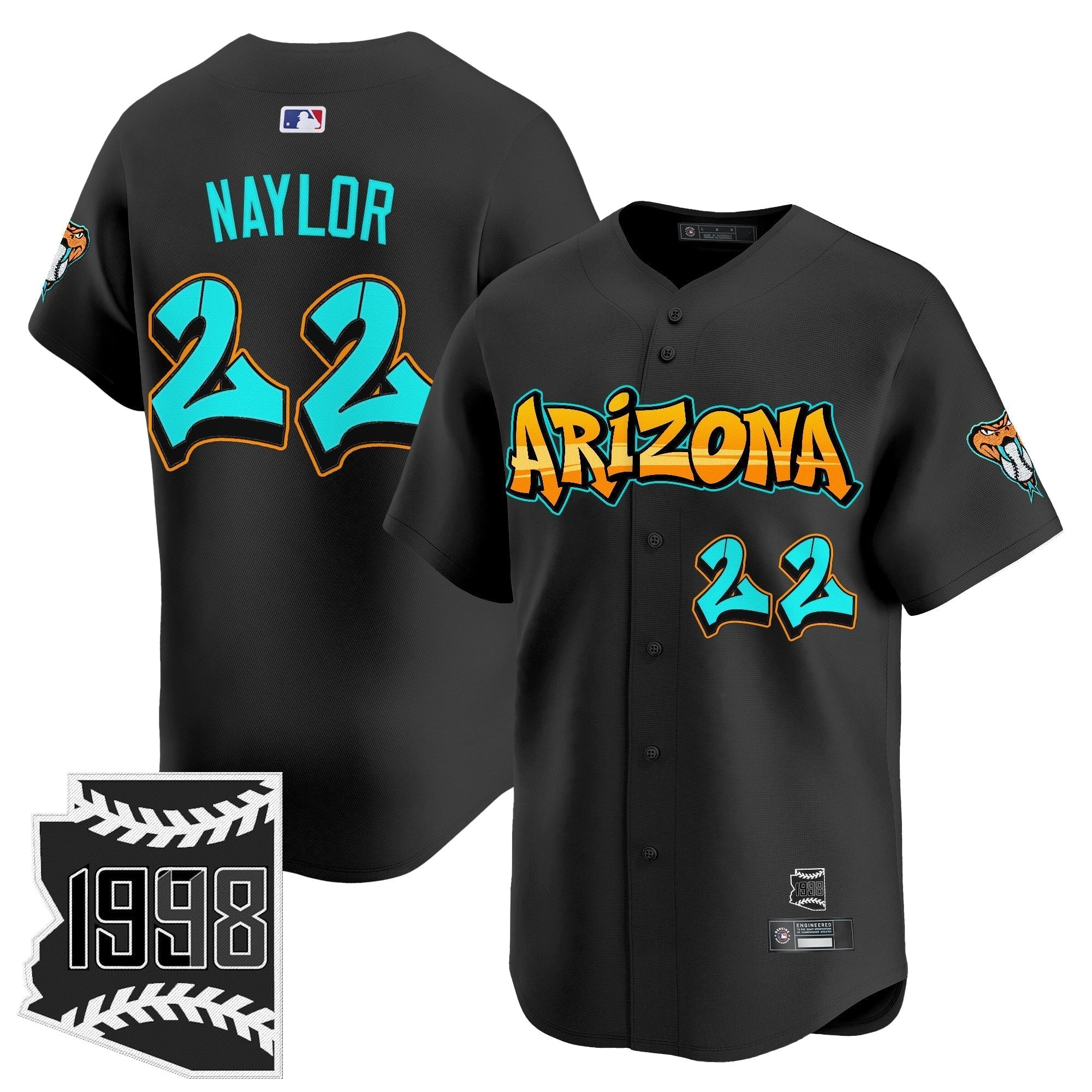 ARI 'Graffiti Desert Ink Edition' Vapor Premier Limited Jersey - Stitched