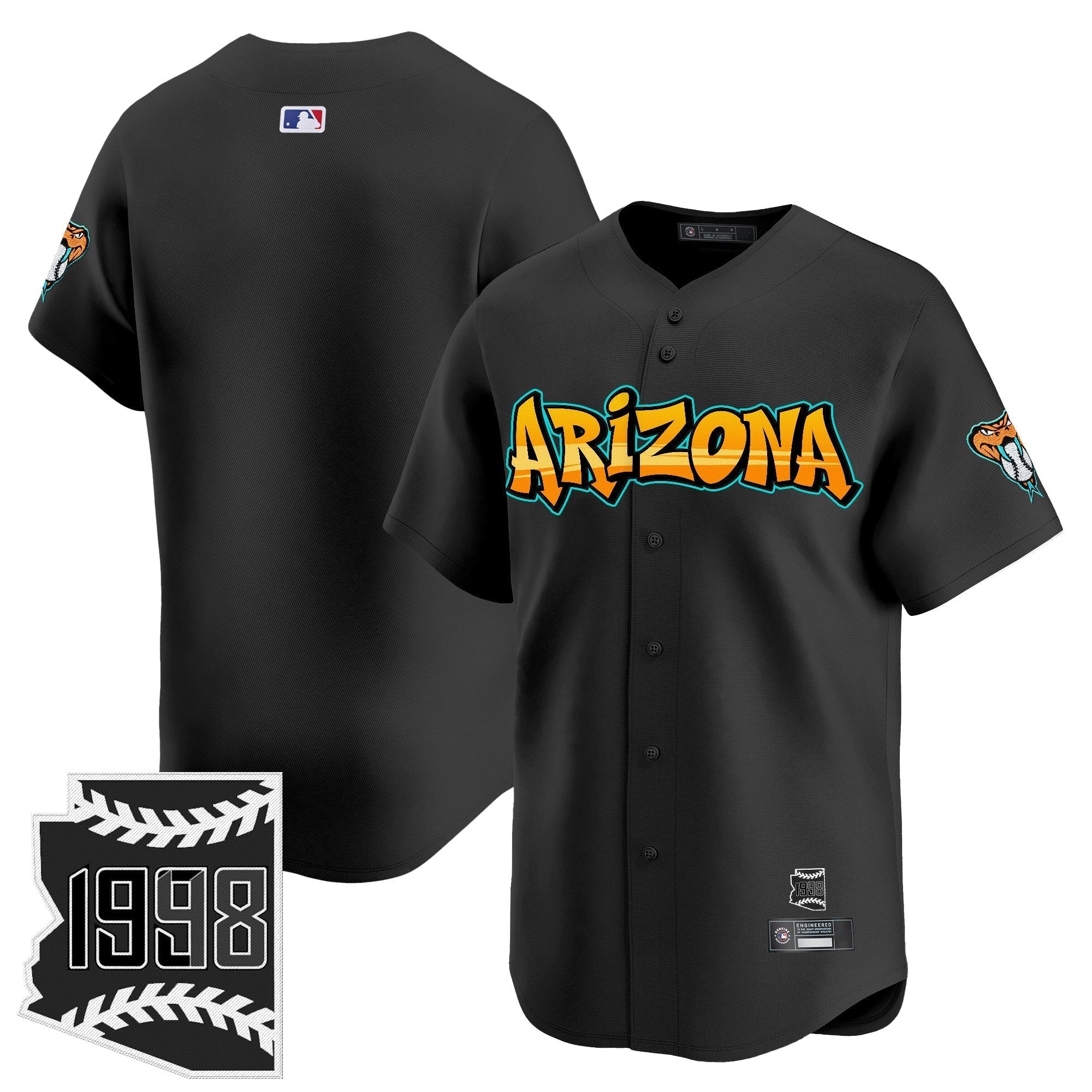 ARI 'Graffiti Desert Ink Edition' Vapor Premier Limited Jersey - Stitched