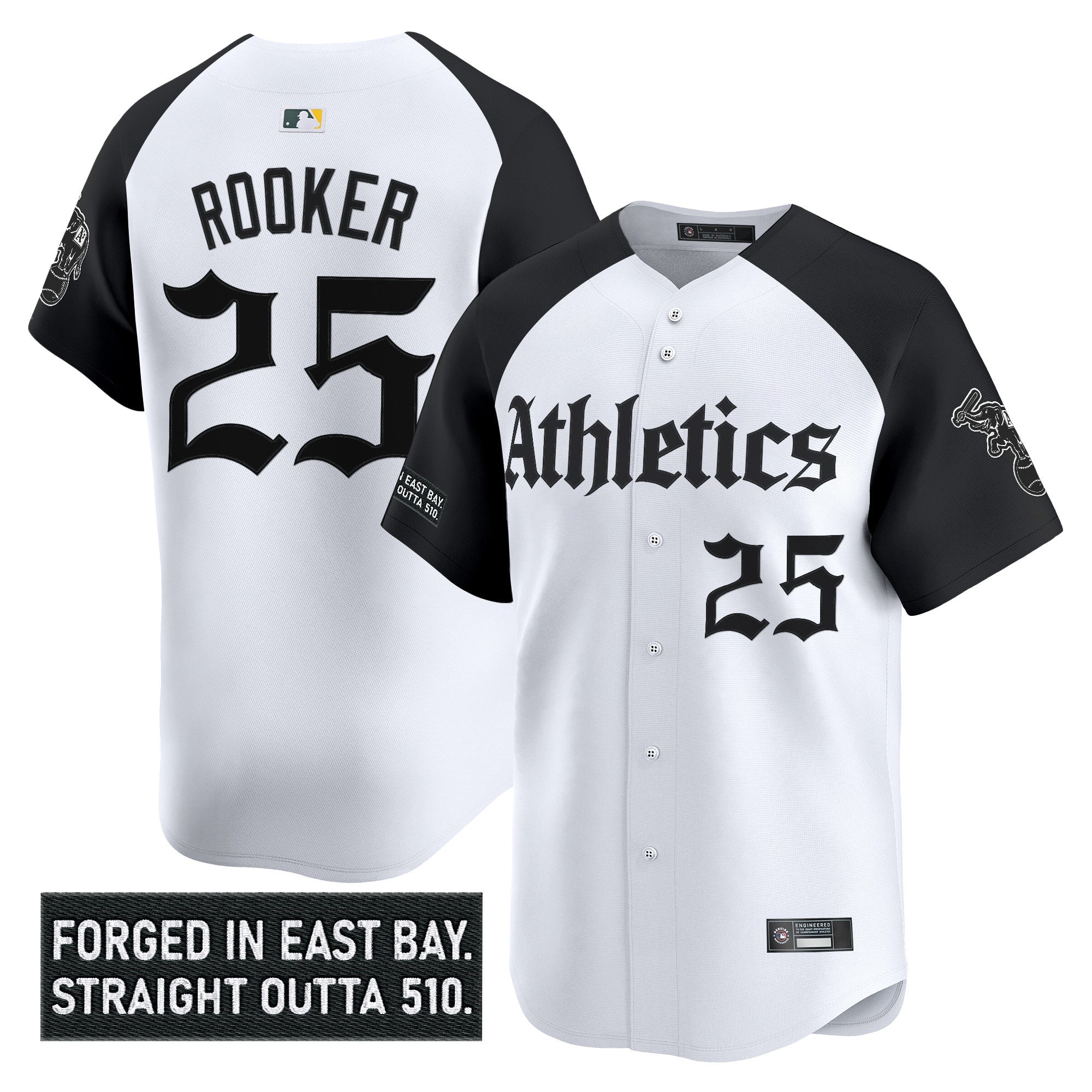 Athletics 'Gothic East Bay Edition' Vapor Premier Limited Jersey - Stitched