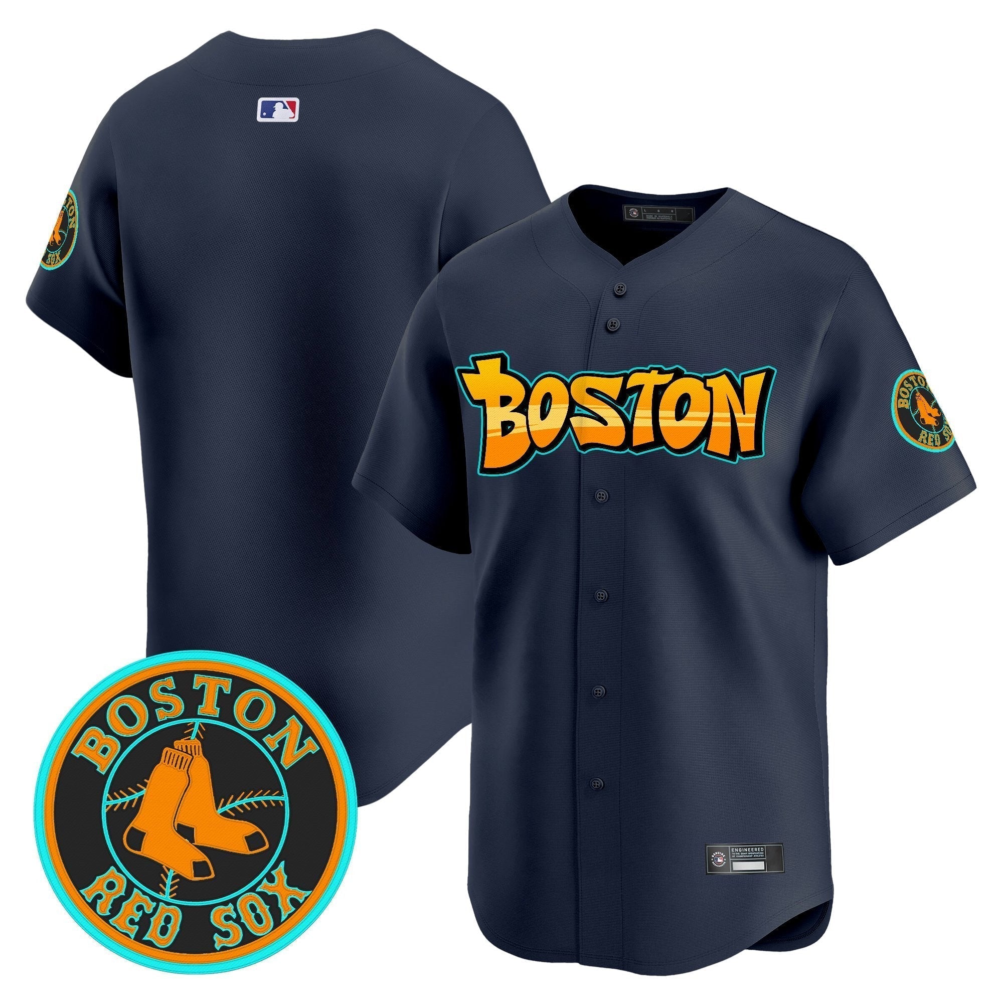 BOS 'Graffiti Streetstyle Edition' Vapor Premier Limited Jersey - Stitched