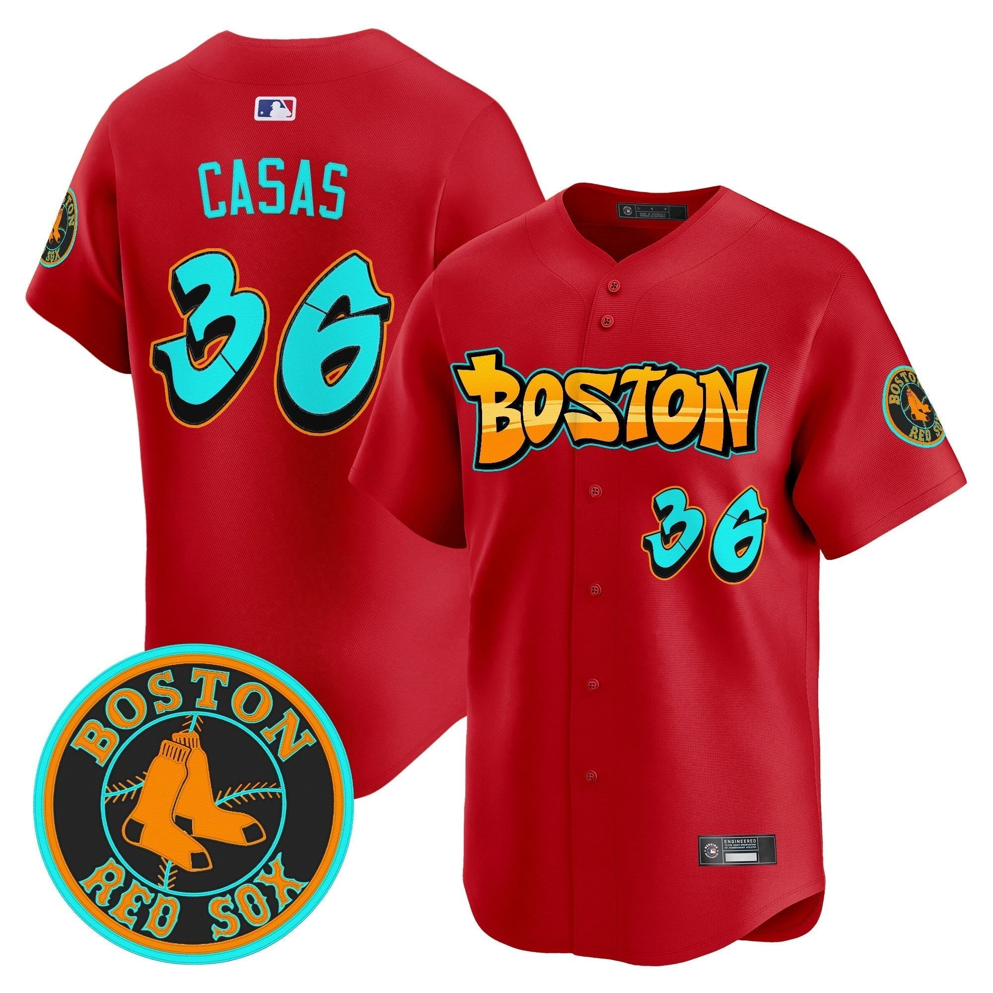 BOS 'Graffiti Streetstyle Edition' Vapor Premier Limited Jersey - Stitched