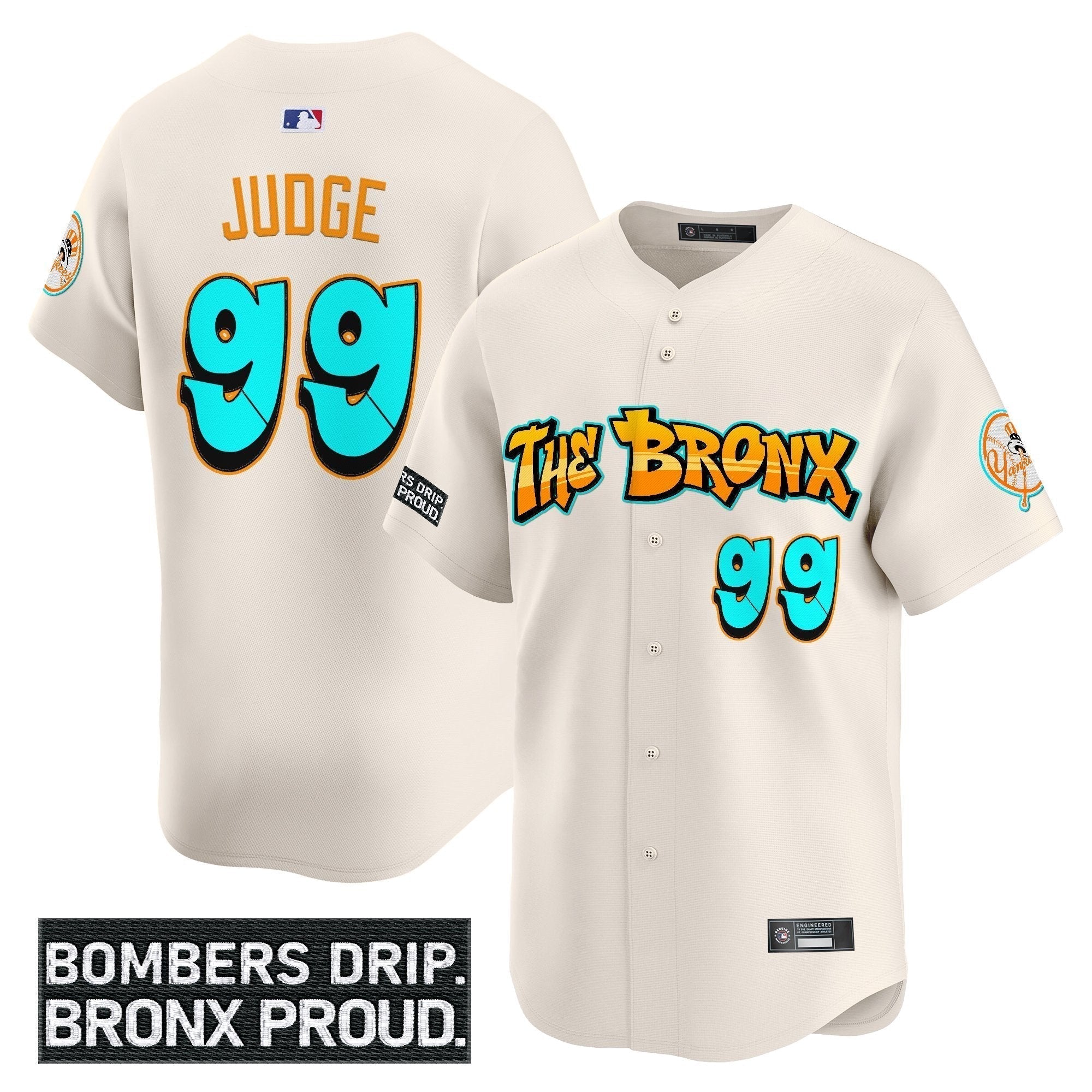 Yankees 'Graffiti Bronx Bombers Edition' Vapor Premier Limited Jersey - Stitched