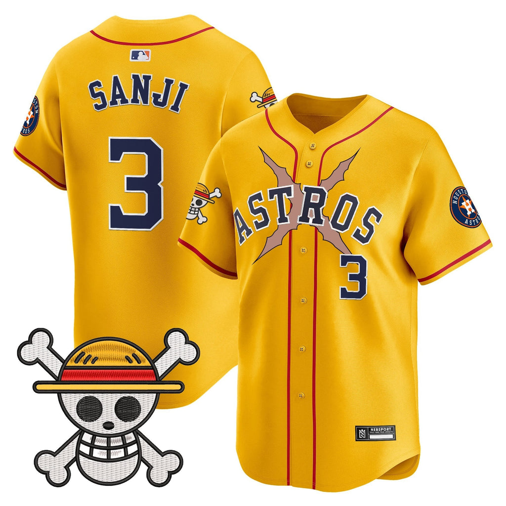 HOU x One Piece 2025 Vapor Premier Limited Jersey - Stitched