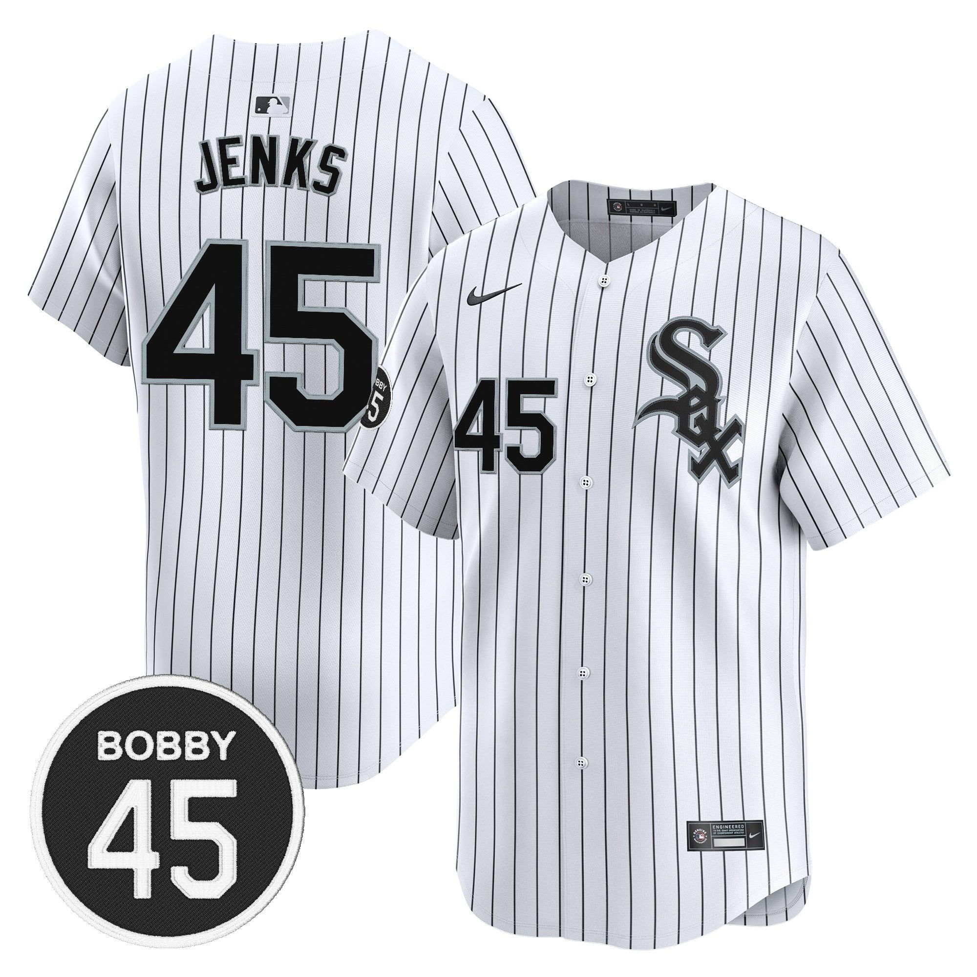 CWS Bobby Jenks Vapor Premier Limited Jersey - Stitched