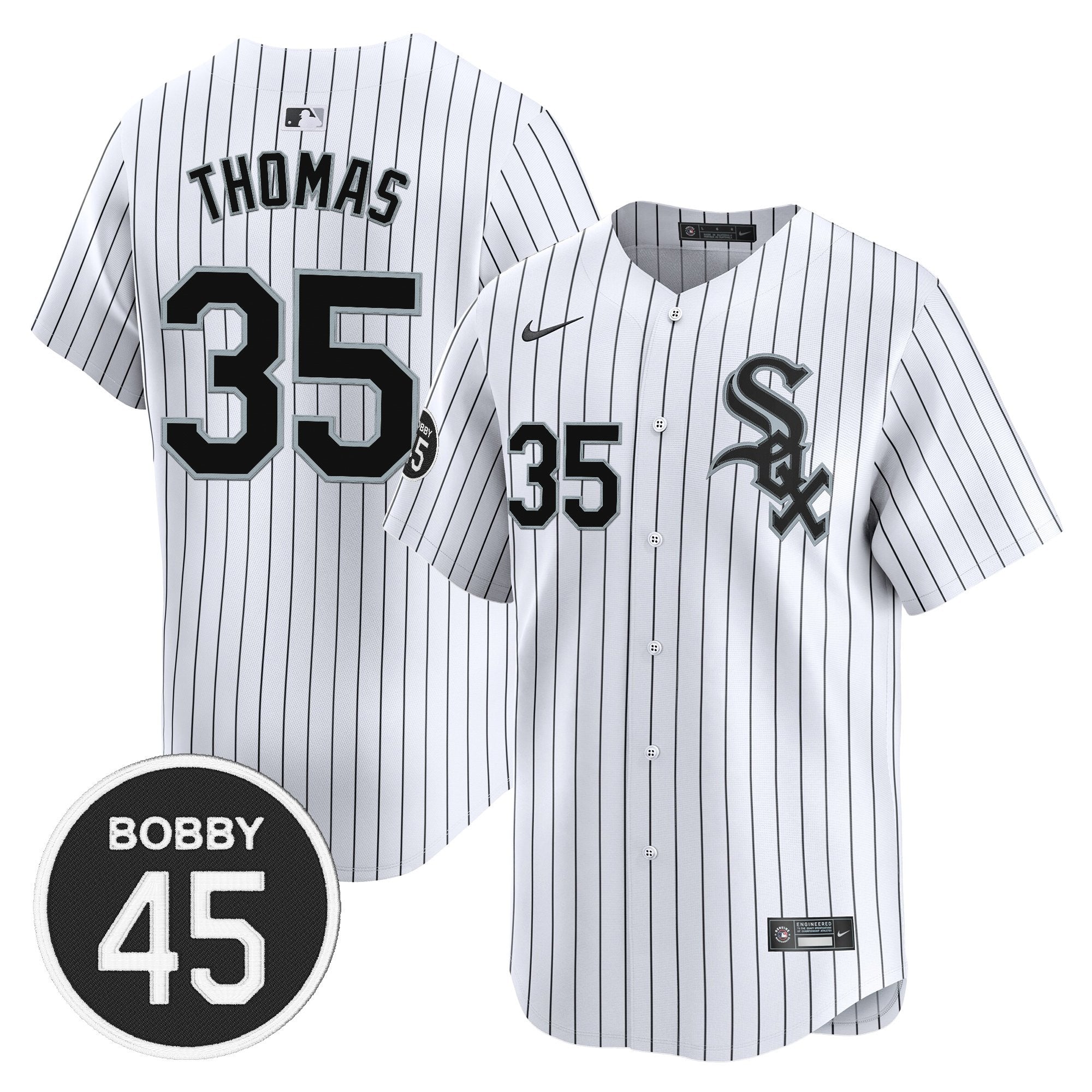CWS Bobby Jenks Vapor Premier Limited Jersey - Stitched