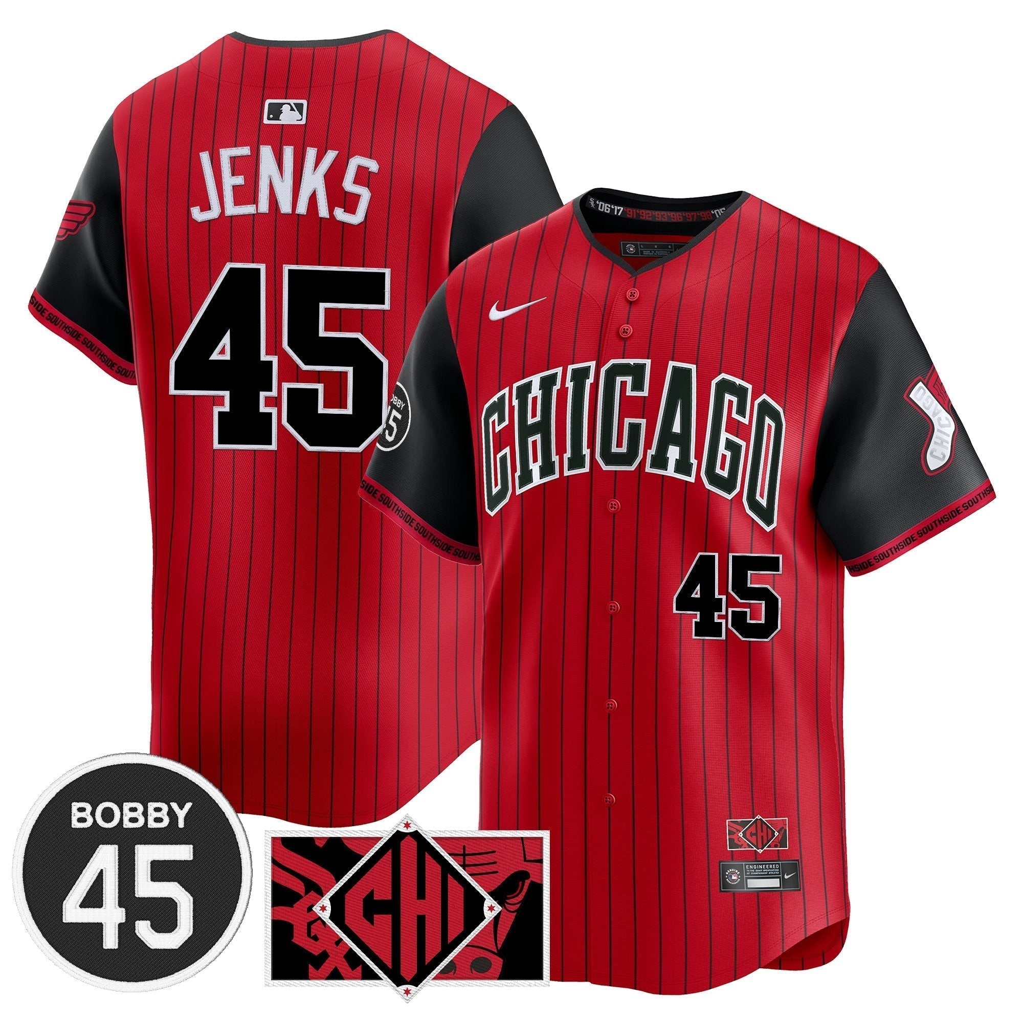 CWS Bobby Jenks Vapor Premier Limited Jersey - Stitched