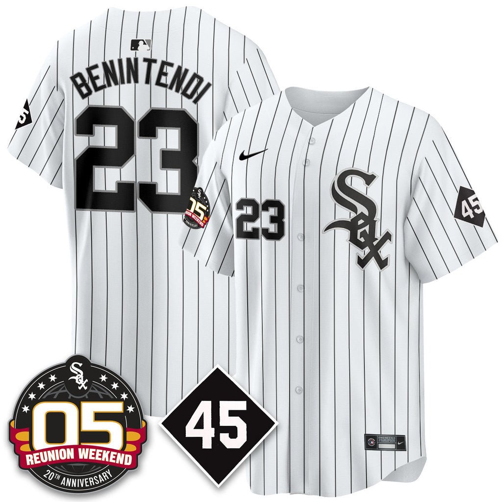 CWS Bobby Jenks 2025 Jersey - Reunion Weekend - Stitched