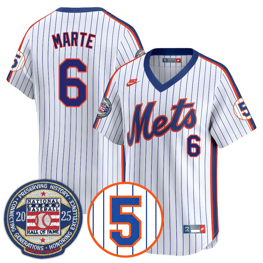 NYM Number Retirement & Hall of Fame Gold Jersey - Stitched