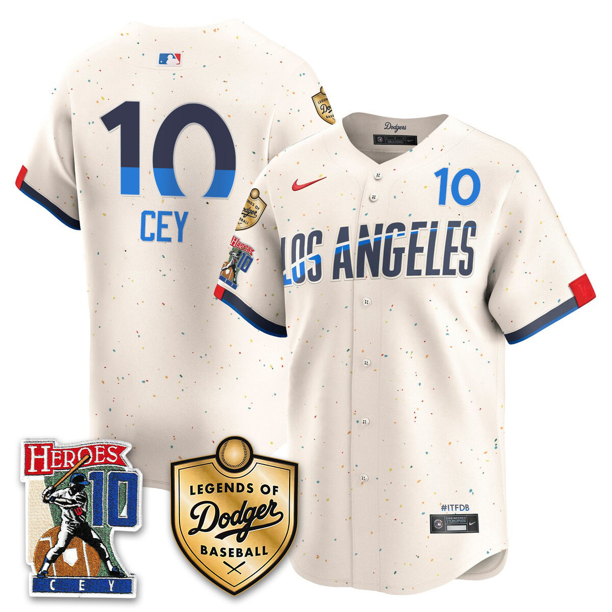 Dodgers Ron Cey "Legends Of Dodgers Baseball" Jersey - Stitched
