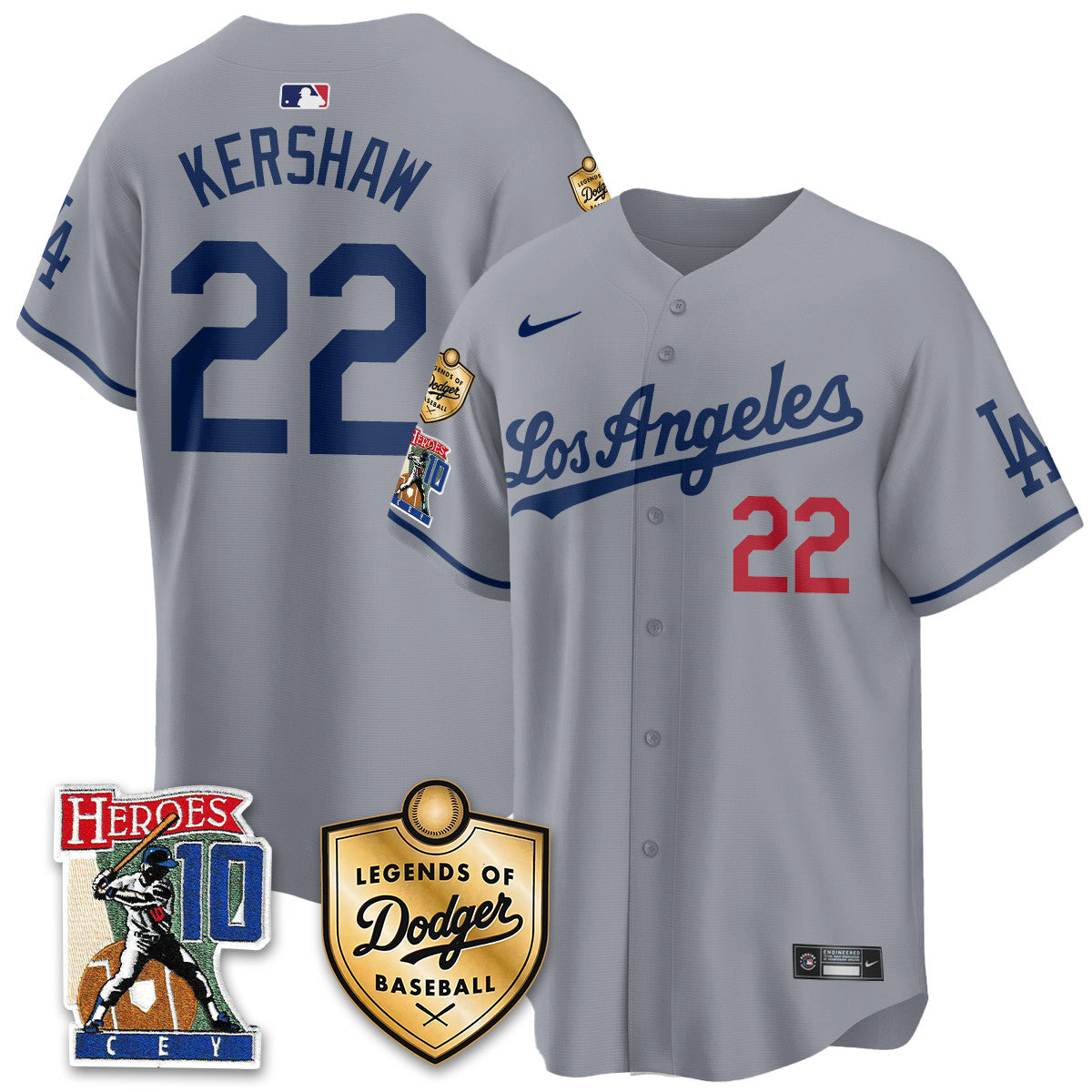 Dodgers Ron Cey "Legends Of Dodgers Baseball" Jersey - Stitched