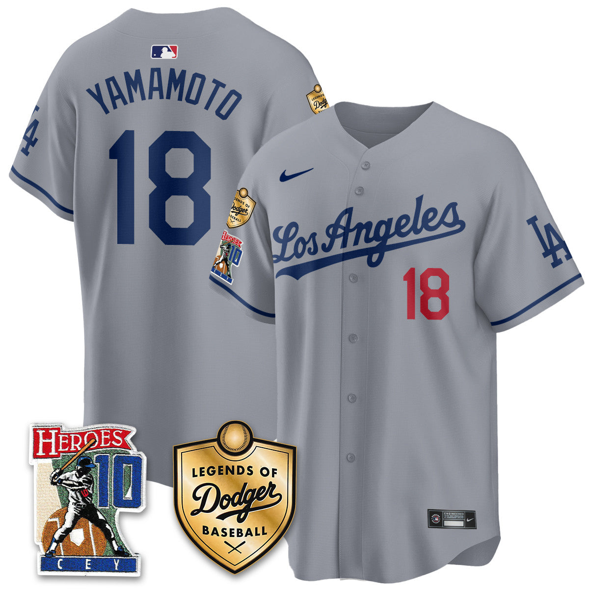 Dodgers Ron Cey "Legends Of Dodgers Baseball" Jersey - Stitched