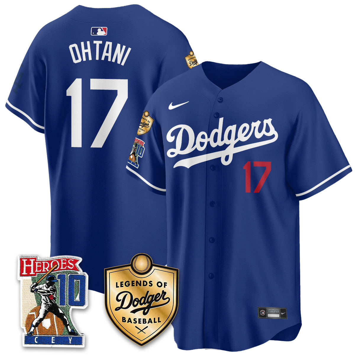 Dodgers Ron Cey "Legends Of Dodgers Baseball" Jersey - Stitched