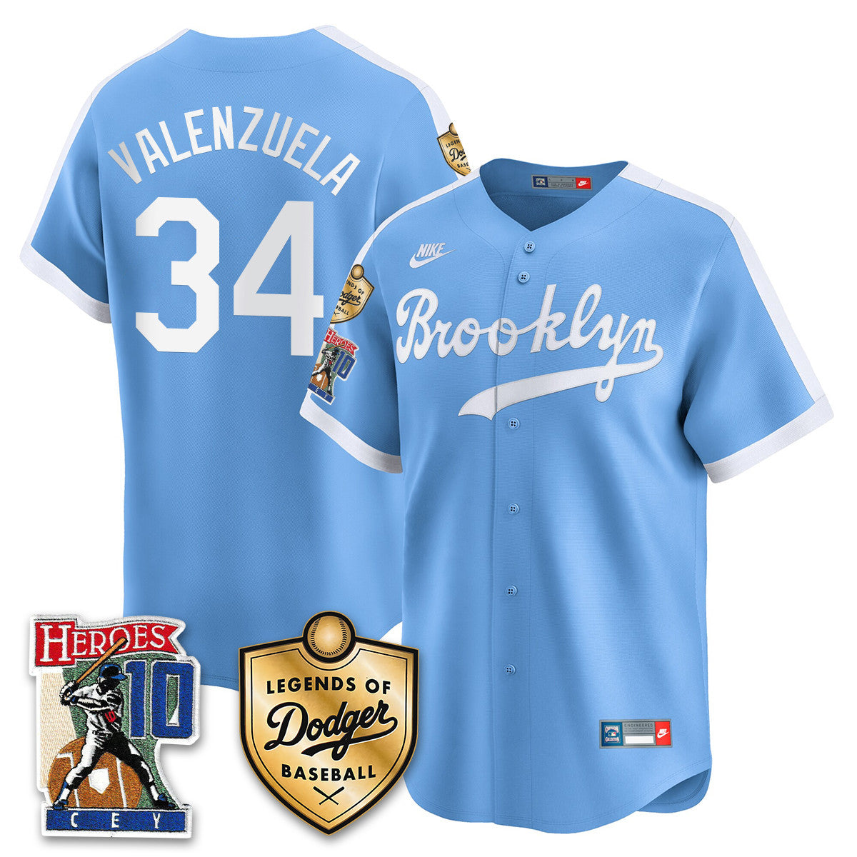 Dodgers Ron Cey "Legends Of Dodgers Baseball" Jersey - Stitched