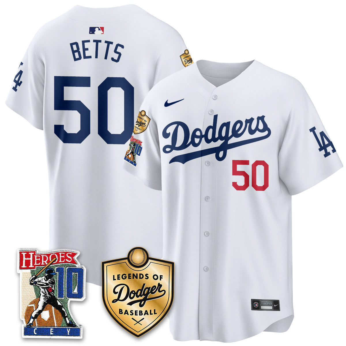 Dodgers Ron Cey "Legends Of Dodgers Baseball" Jersey - Stitched