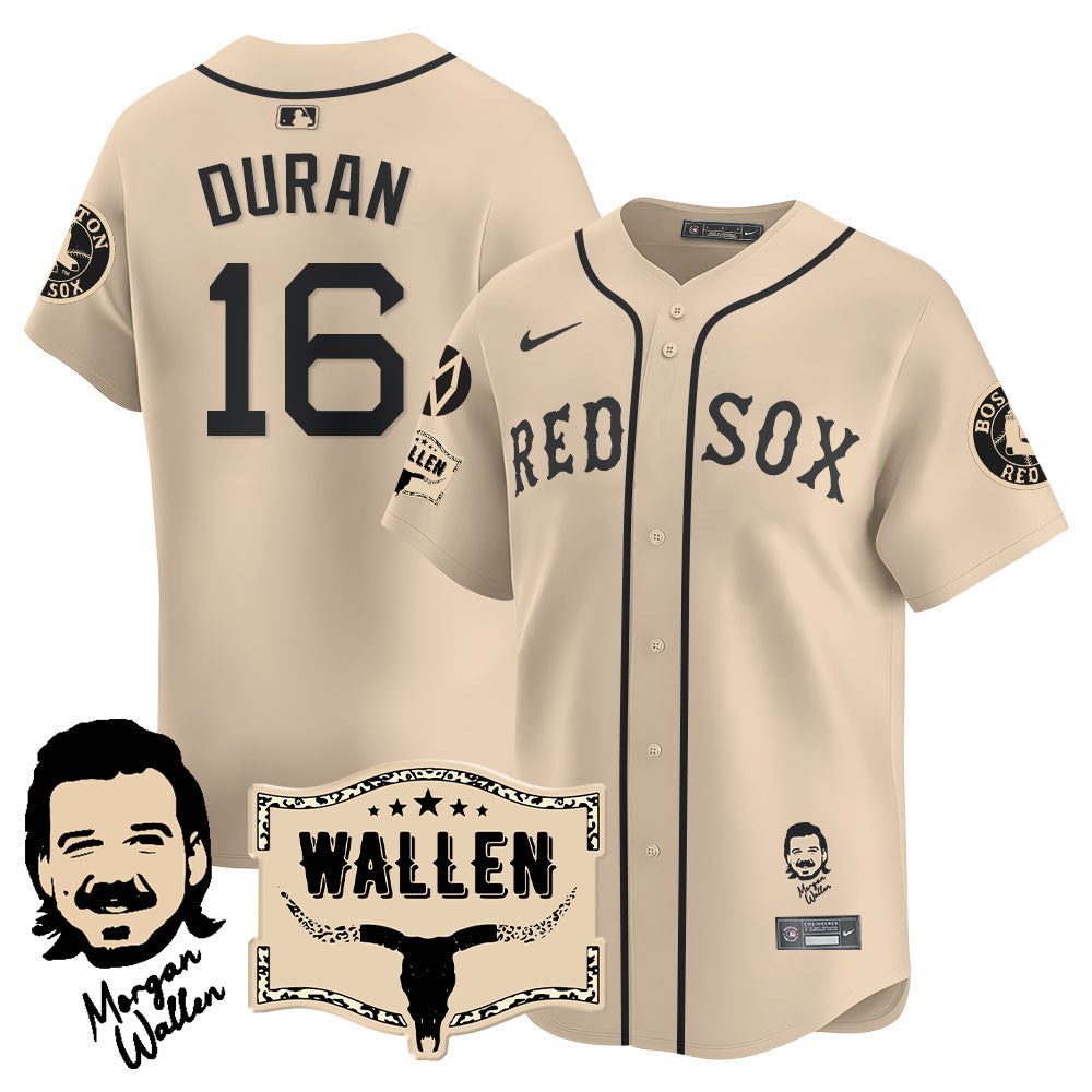 BOS Morgan Wallen 2025 Jersey - Stitched