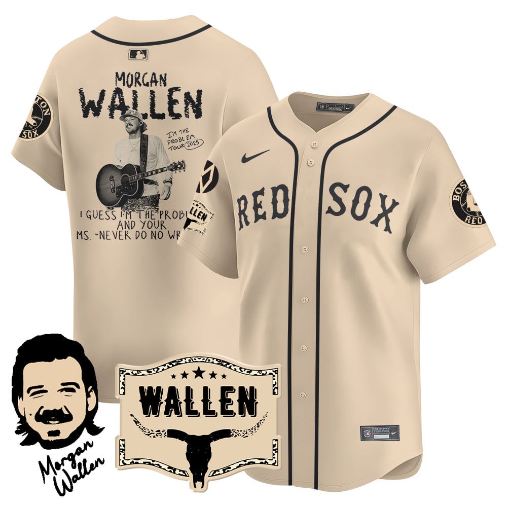 BOS Morgan Wallen 2025 Jersey - Stitched