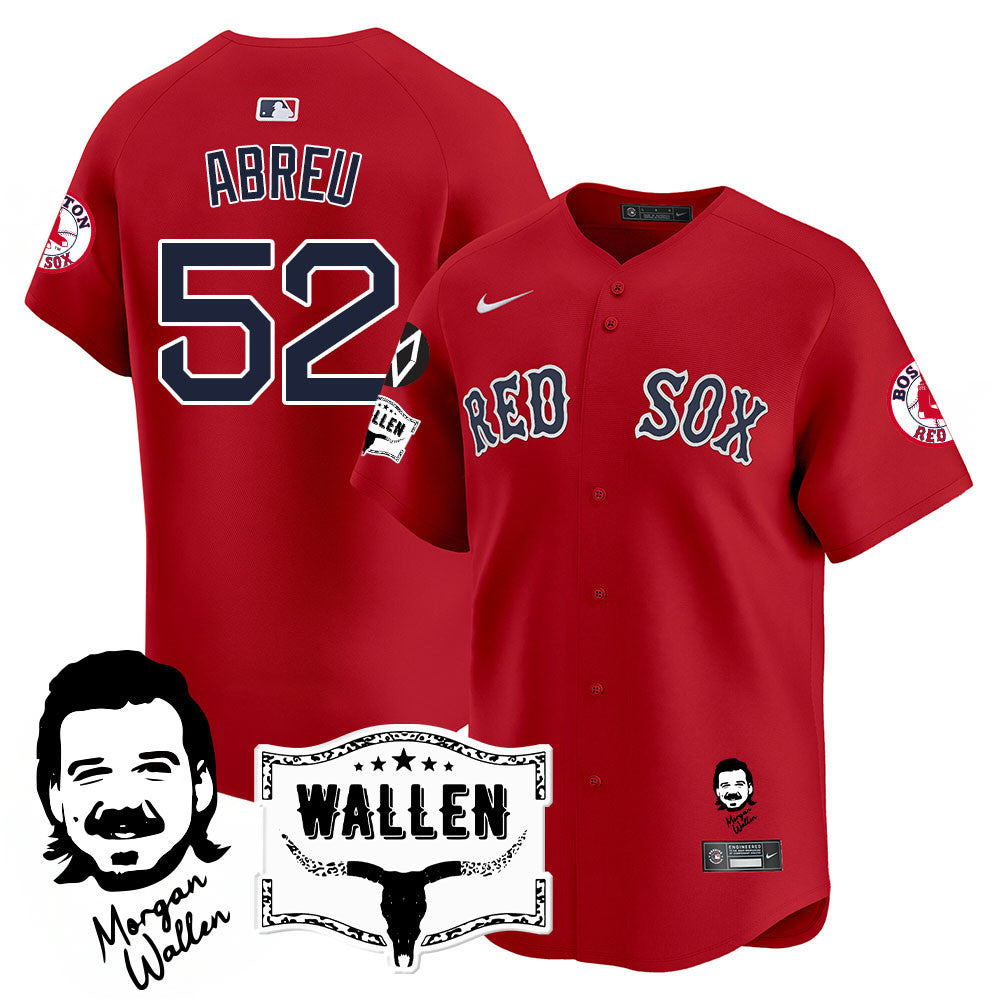 BOS Morgan Wallen 2025 Jersey - Stitched