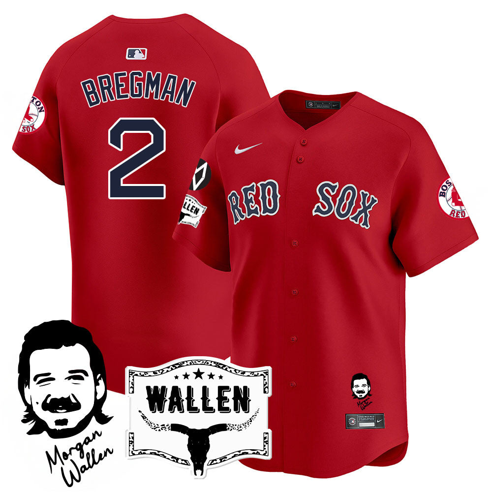 BOS Morgan Wallen 2025 Jersey - Stitched