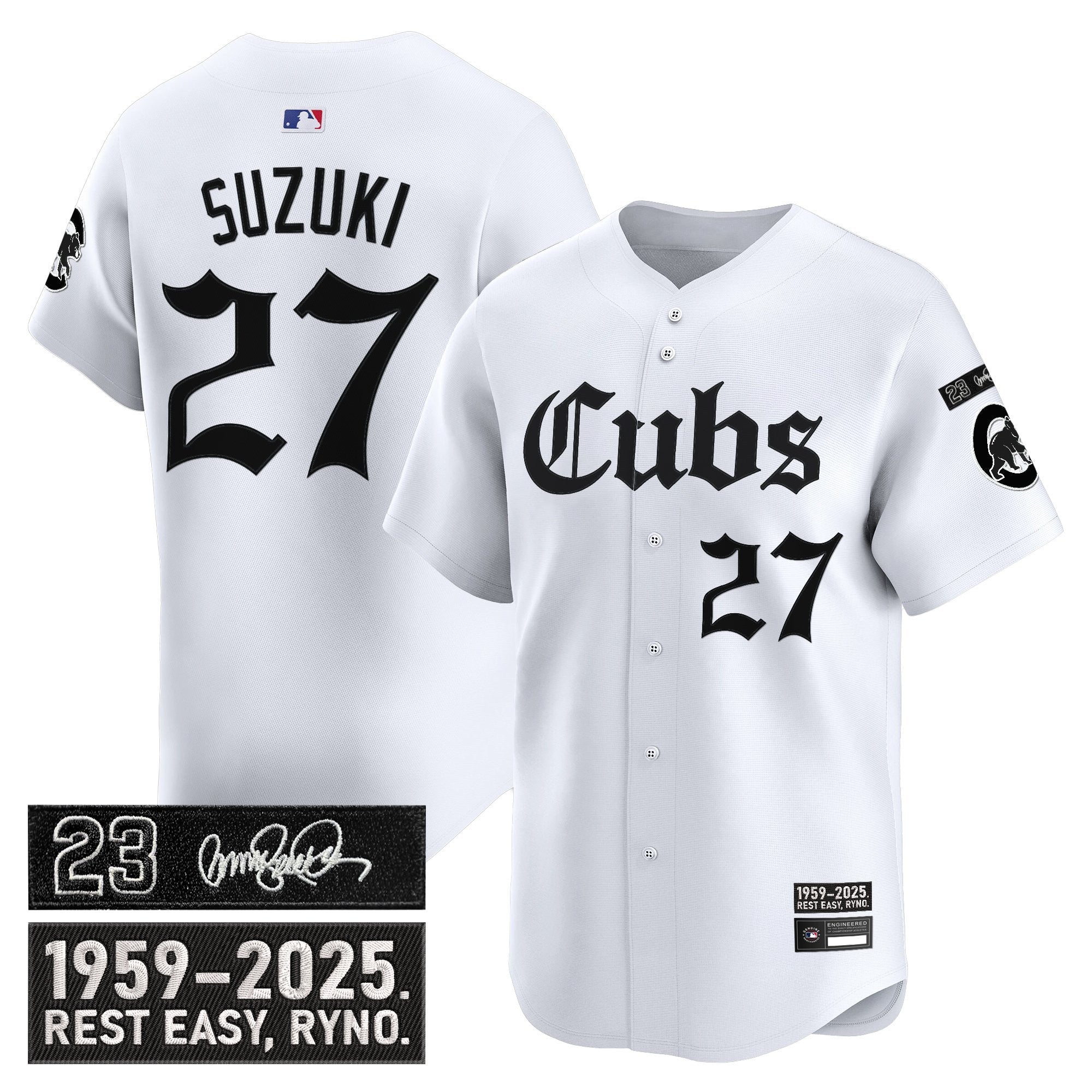 CHC 'Ryne Sandberg Tribute' Vapor Premier Limited Jersey - Gothic Edition - All Stitched