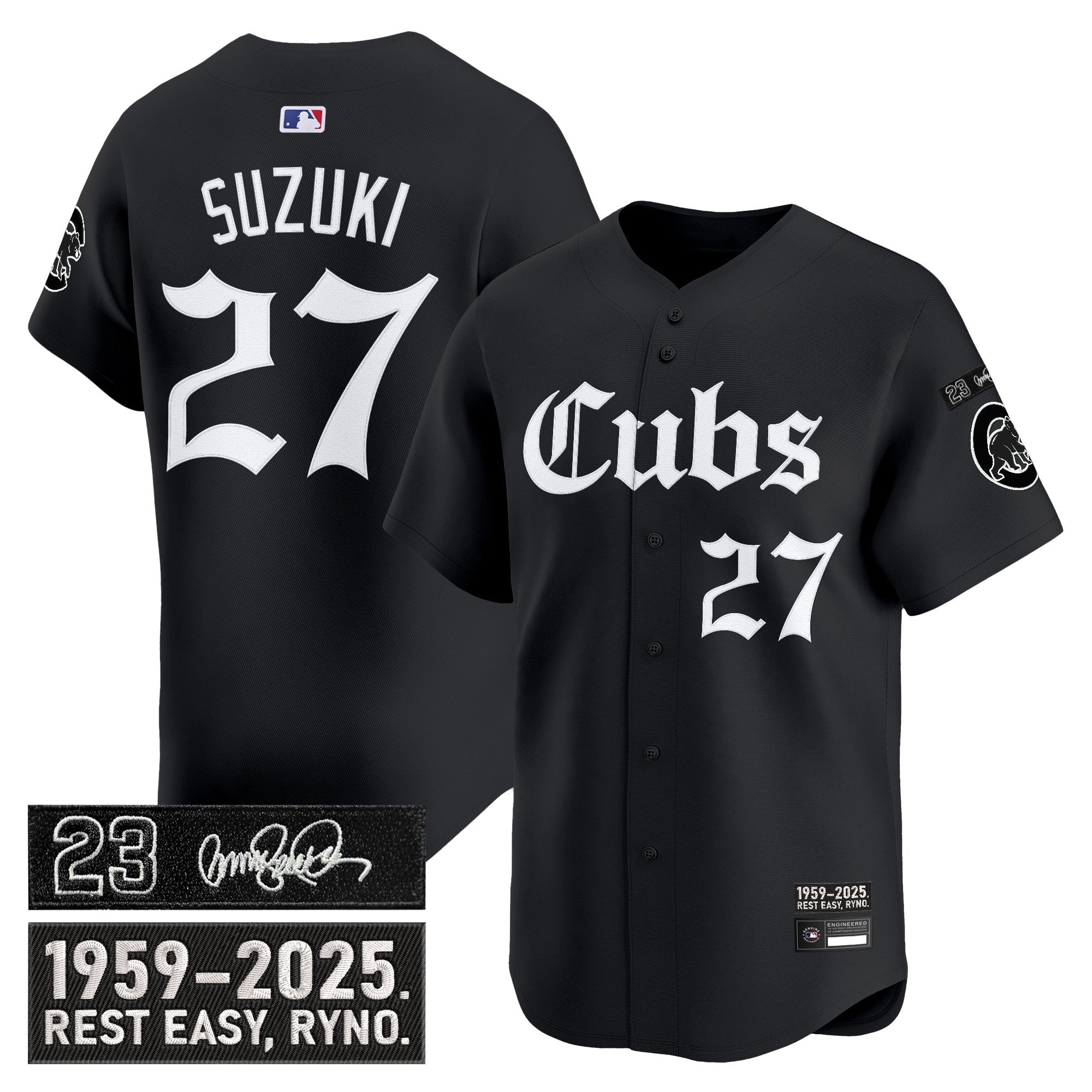 CHC 'Ryne Sandberg Tribute' Vapor Premier Limited Jersey - Gothic Edition - All Stitched