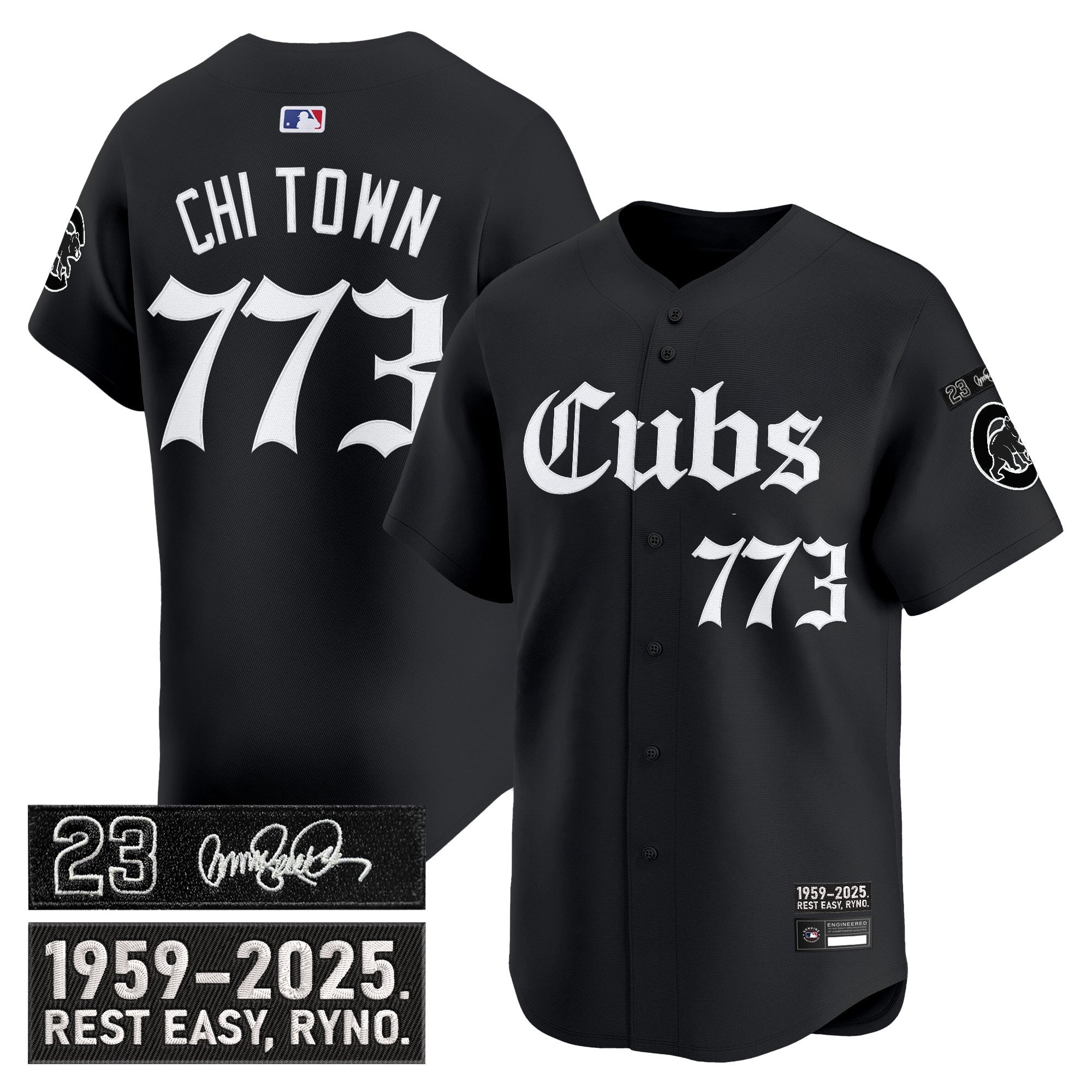 CHC 'Ryne Sandberg Tribute' Vapor Premier Limited Men Jersey - Gothic Edition - All Stitched