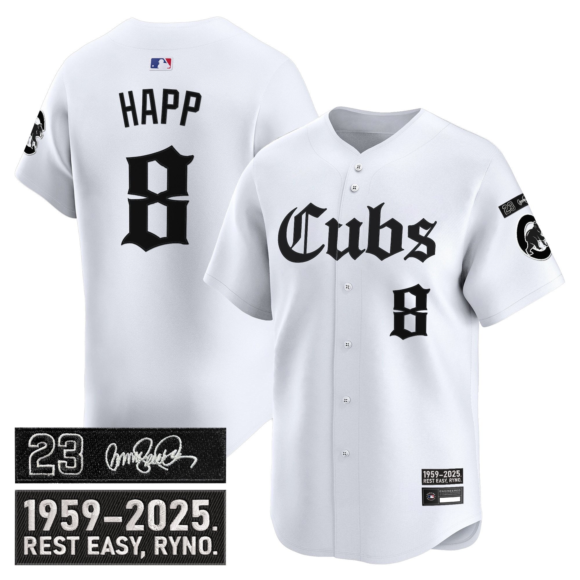 CHC 'Ryne Sandberg Tribute' Vapor Premier Limited Jersey - Gothic Edition - All Stitched