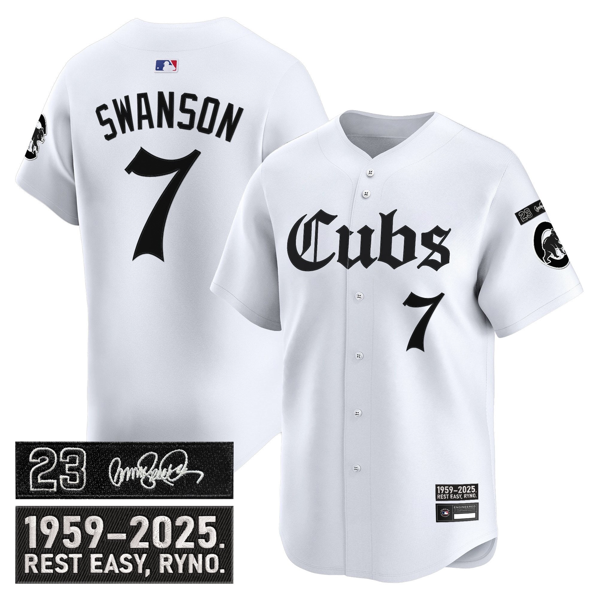 CHC 'Ryne Sandberg Tribute' Vapor Premier Limited Jersey - Gothic Edition - All Stitched