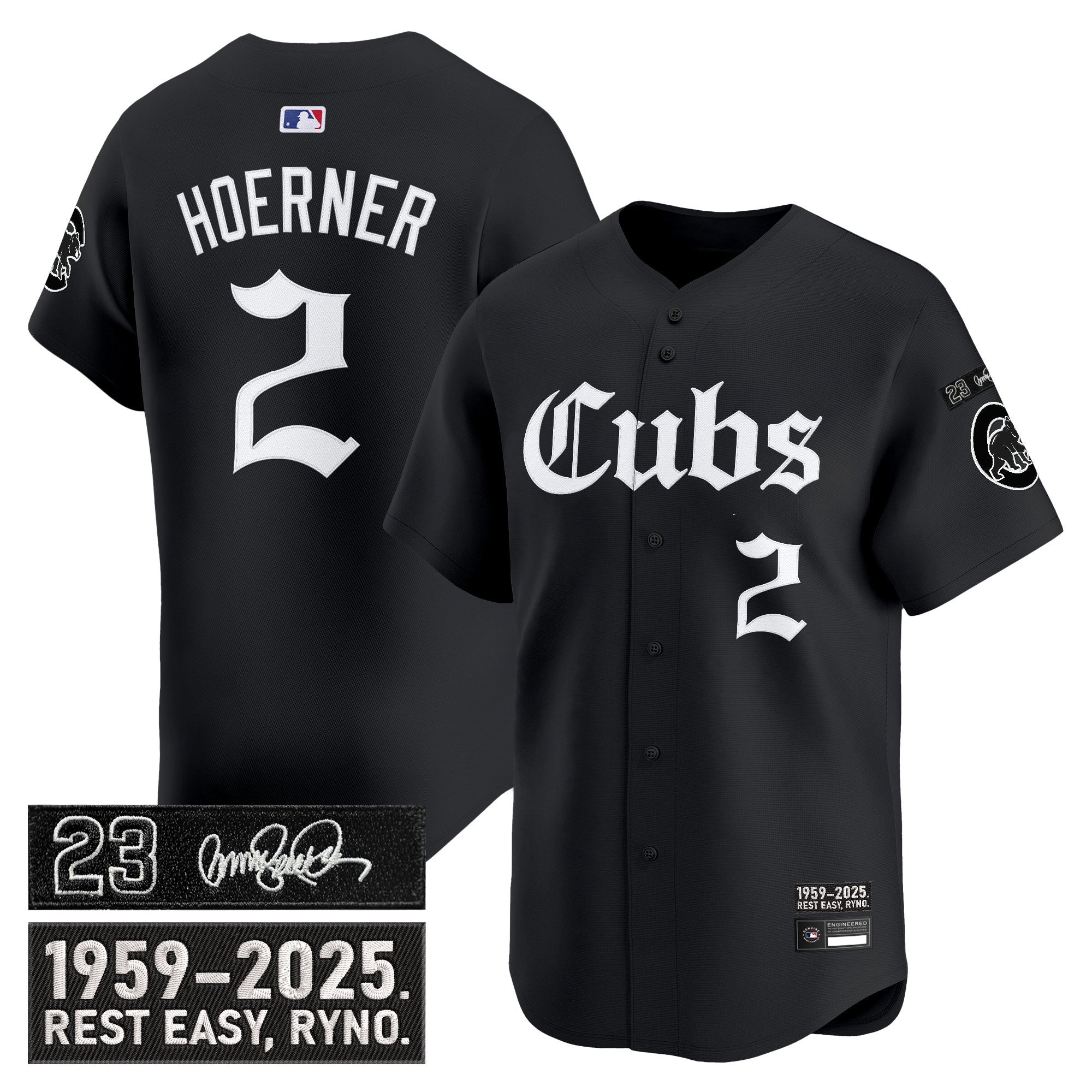 CHC 'Ryne Sandberg Tribute' Vapor Premier Limited Men Jersey - Gothic Edition - All Stitched
