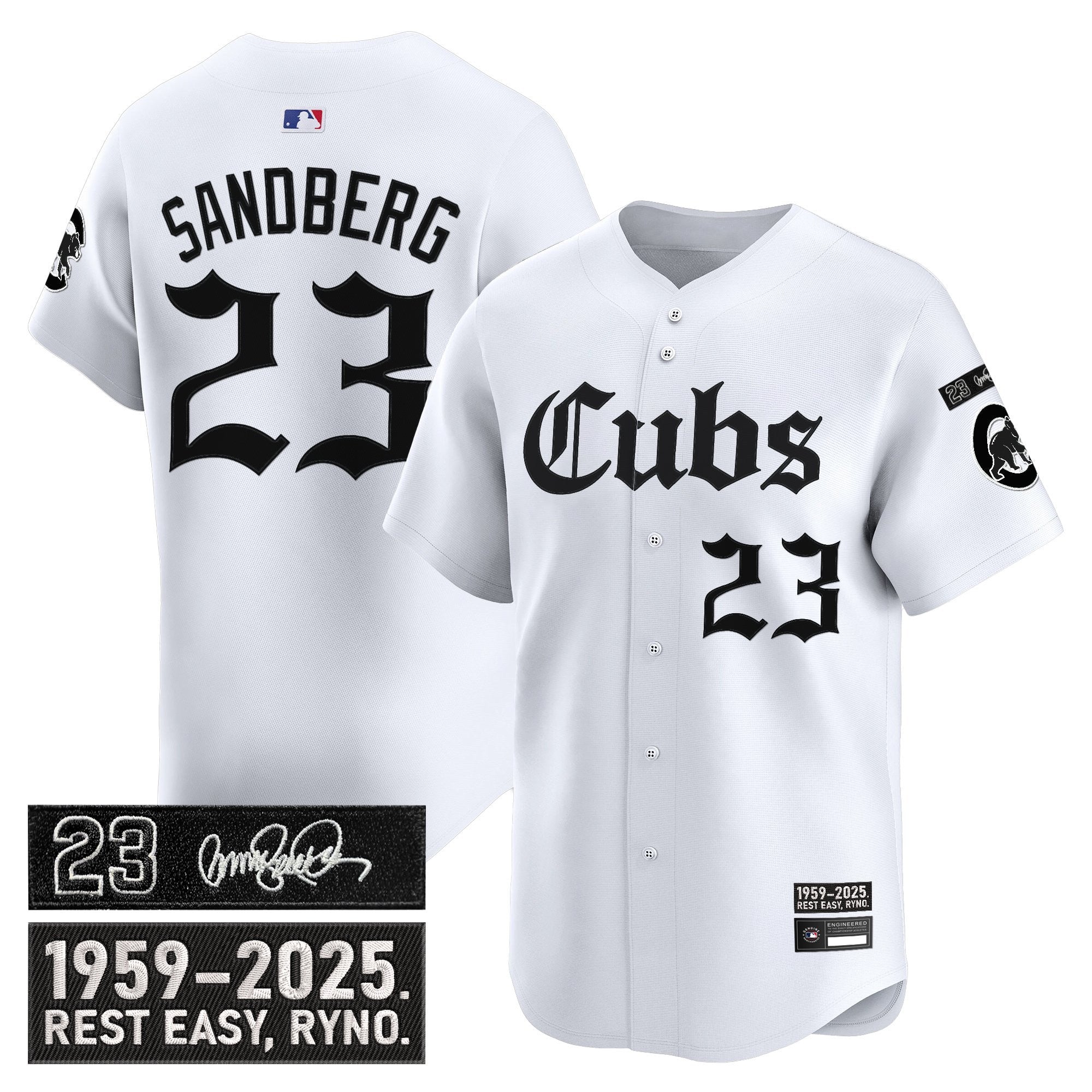 CHC 'Ryne Sandberg Tribute' Vapor Premier Limited Jersey - Gothic Edition - All Stitched