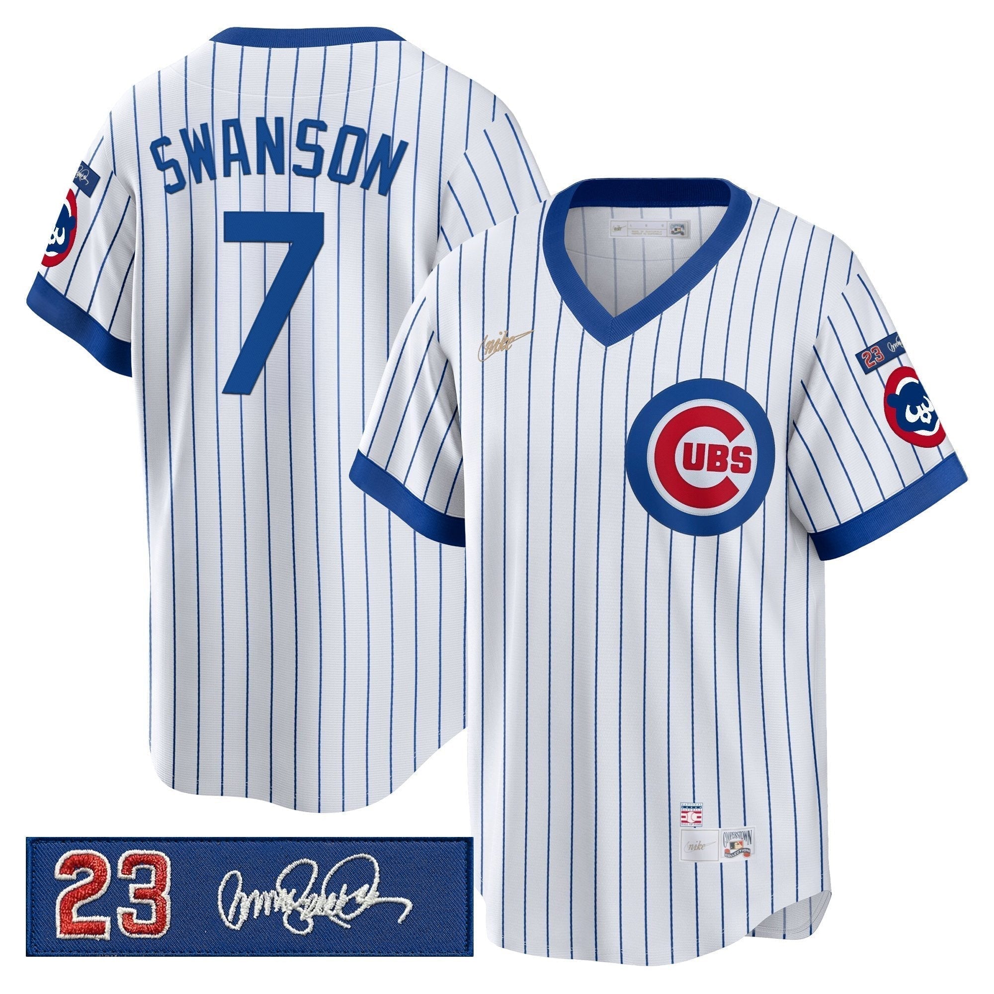 CHC 'Ryne Sandberg Tribute Patch' Cooperstown Jersey - Stitched