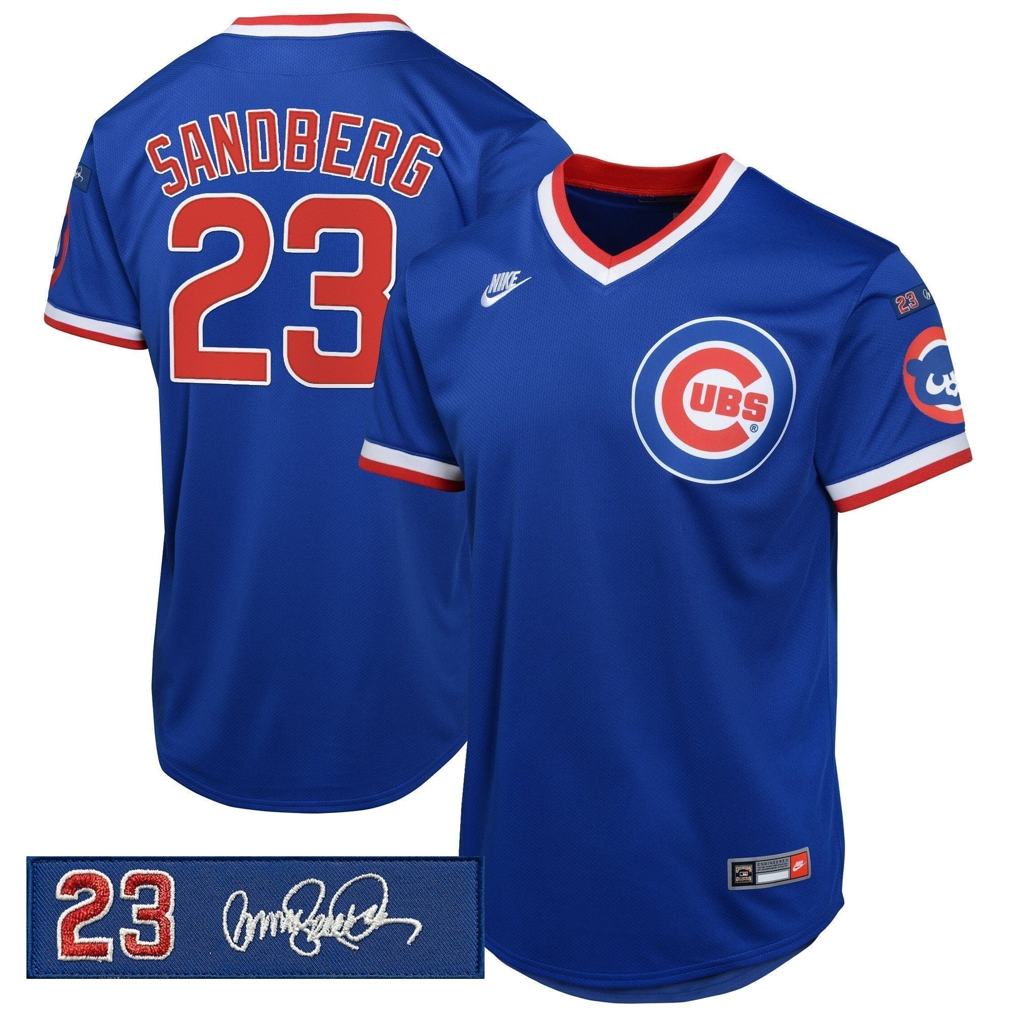 CHC 'Ryne Sandberg Tribute Patch' Cooperstown Jersey - Stitched