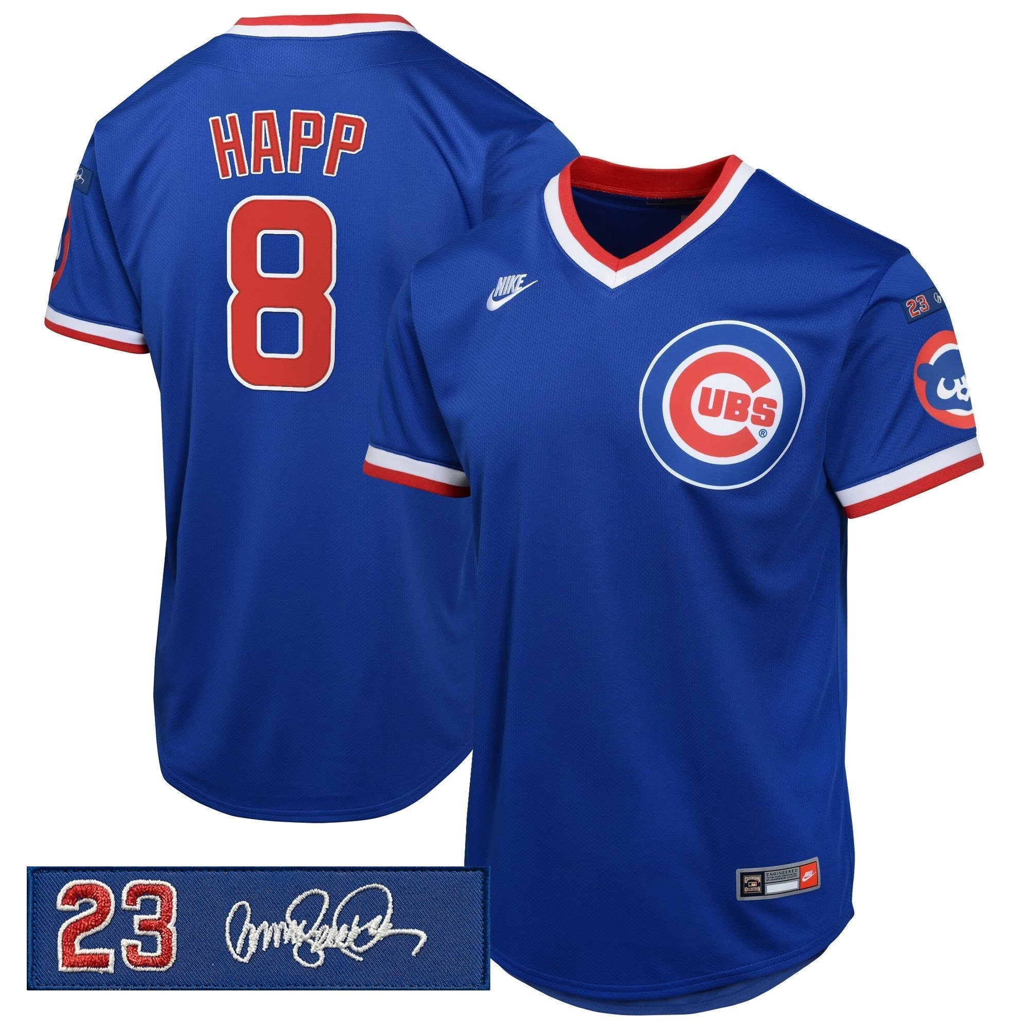 CHC 'Ryne Sandberg Tribute Patch' Cooperstown Jersey - Stitched