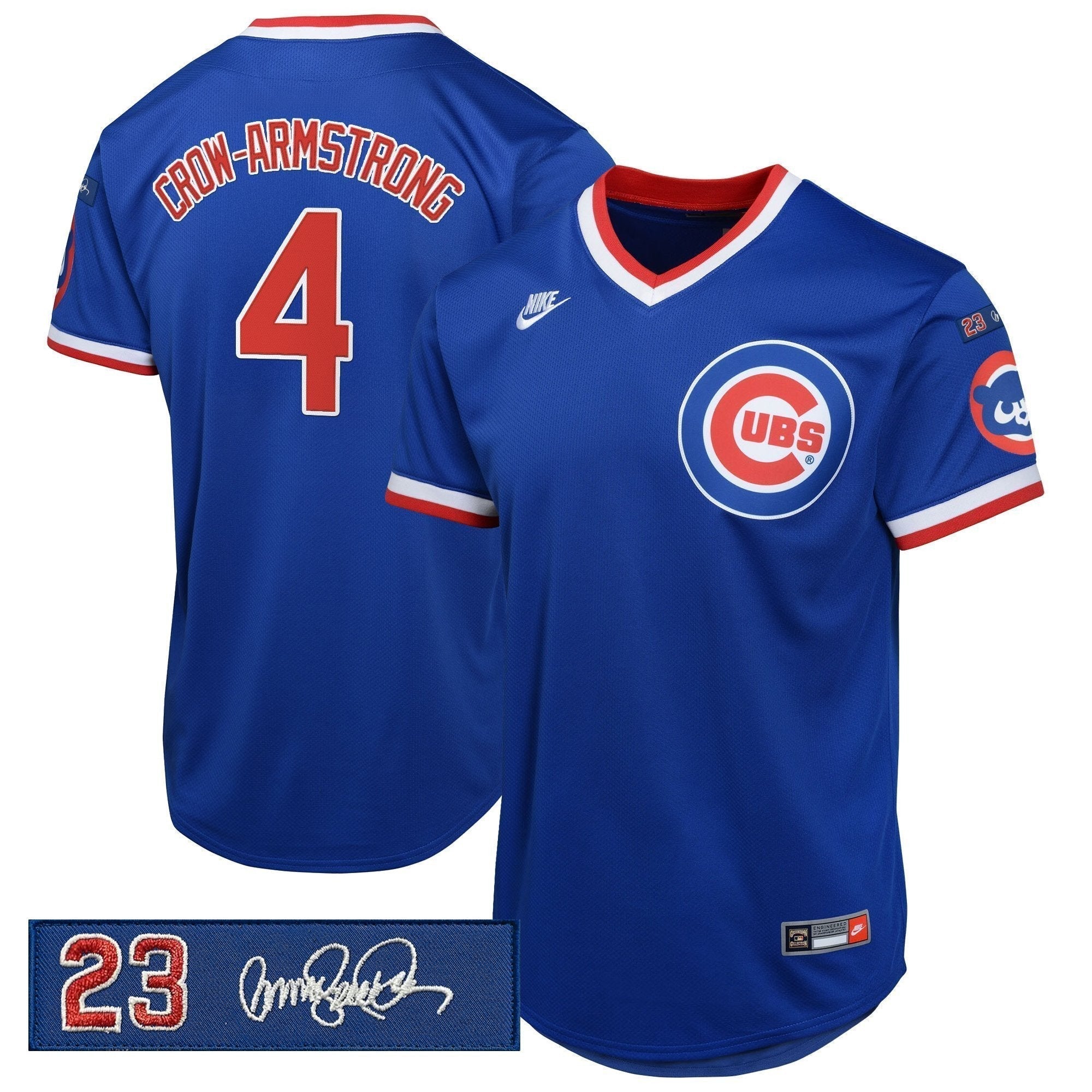 CHC 'Ryne Sandberg Tribute Patch' Cooperstown Jersey - Stitched