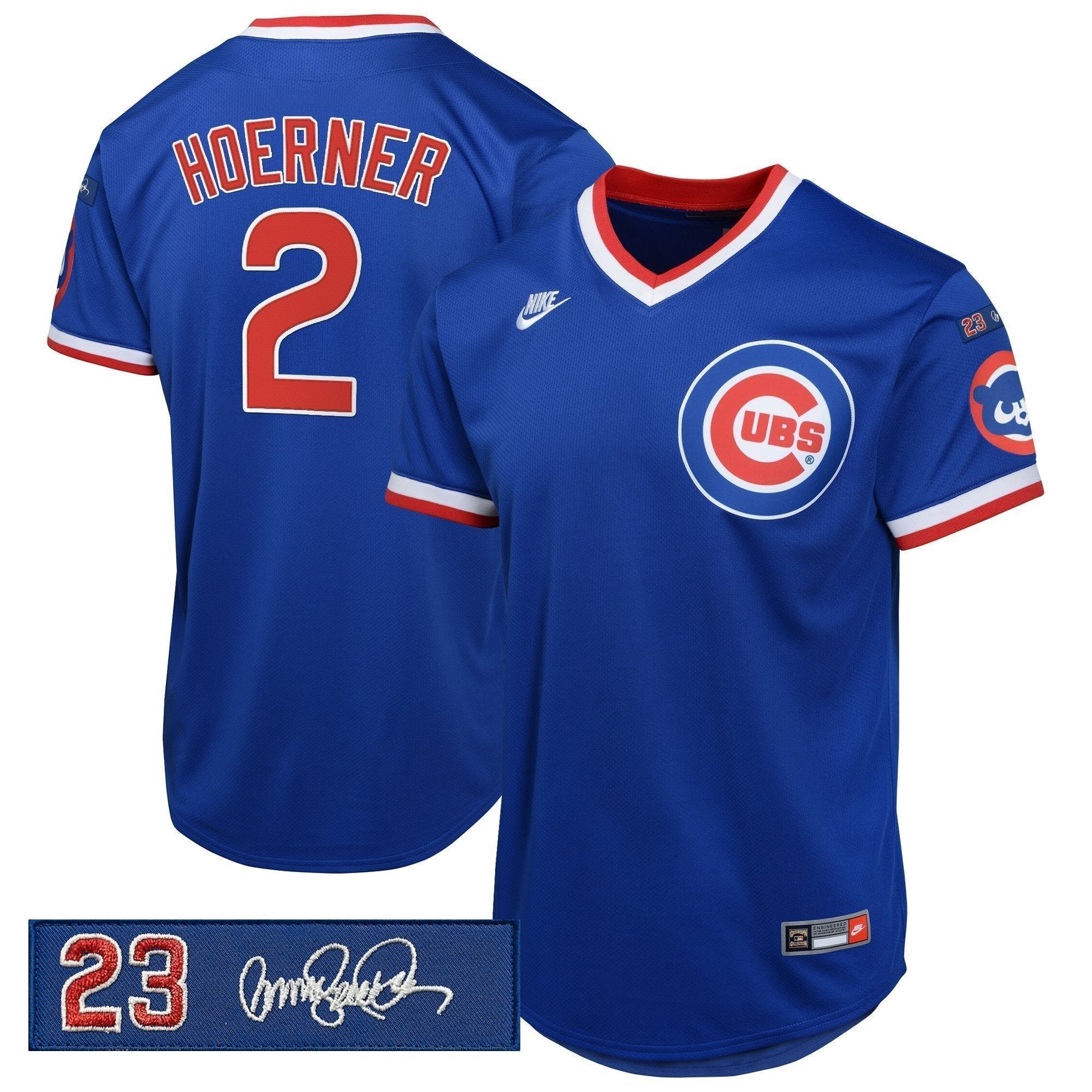 CHC 'Ryne Sandberg Tribute Patch' Cooperstown Jersey - Stitched