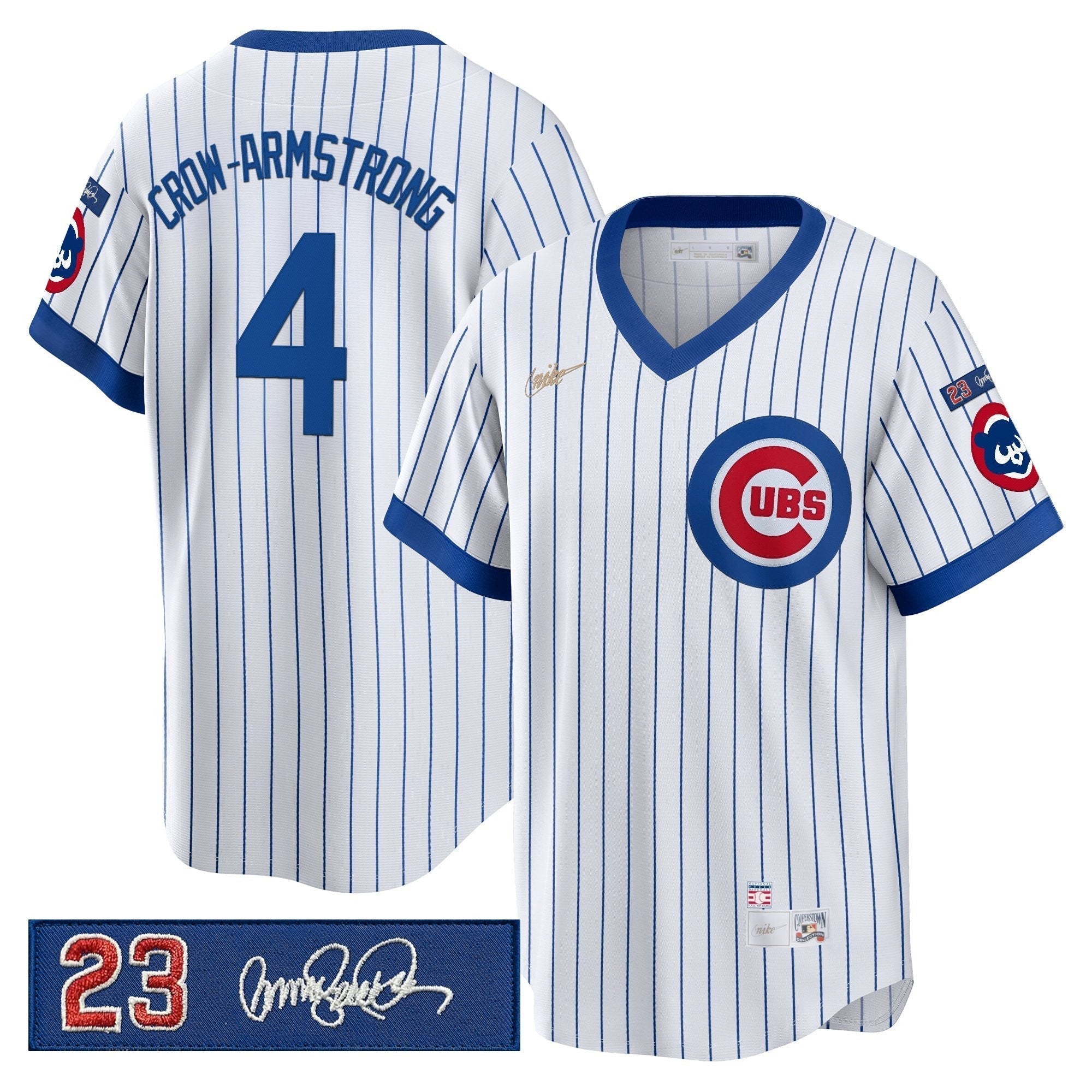 CHC 'Ryne Sandberg Tribute Patch' Cooperstown Jersey - Stitched