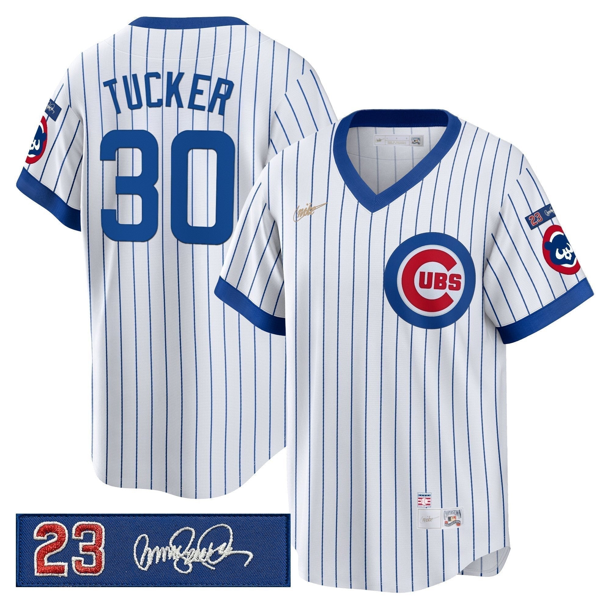 CHC 'Ryne Sandberg Tribute Patch' Cooperstown Jersey - Stitched