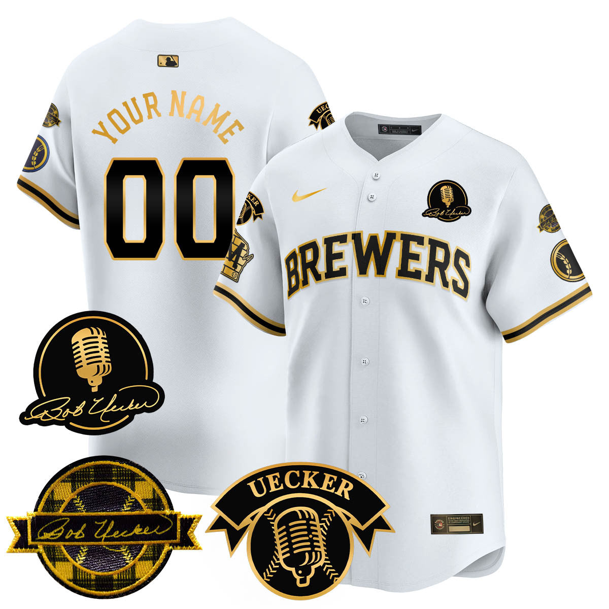 MIL 2025 Limited Jersey - Bob Uecker Patch - Stitched