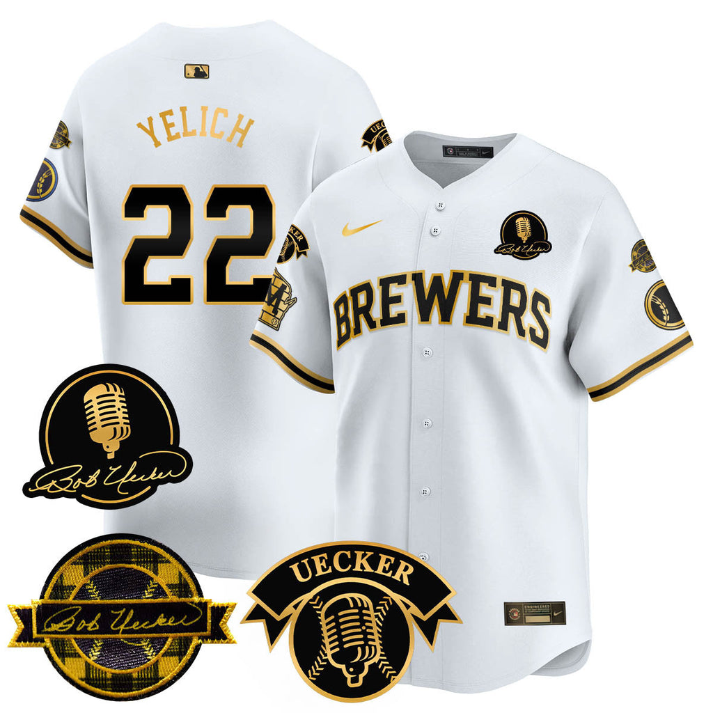 MIL 2025 Limited Jersey - Bob Uecker Patch - Stitched