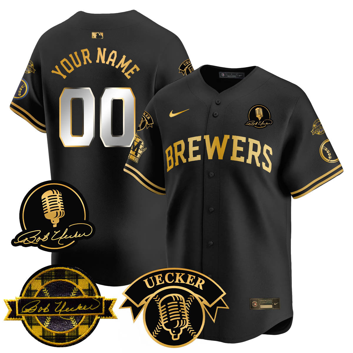 MIL 2025 Limited Jersey - Bob Uecker Patch - Stitched