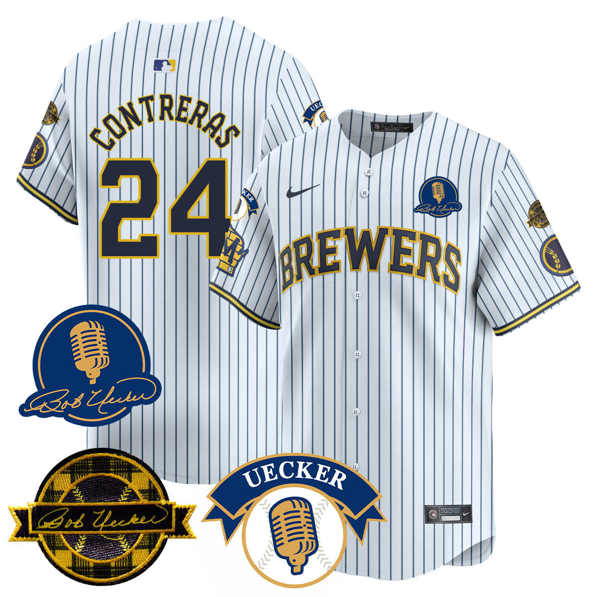 MIL 2025 Limited Jersey - Bob Uecker Patch - Stitched