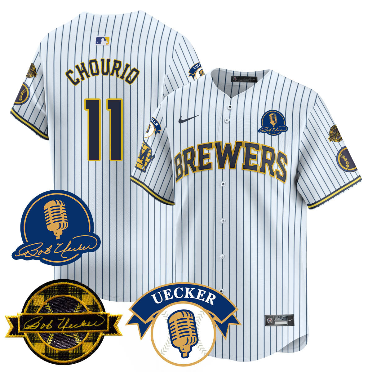 MIL 2025 Limited Jersey - Bob Uecker Patch - Stitched
