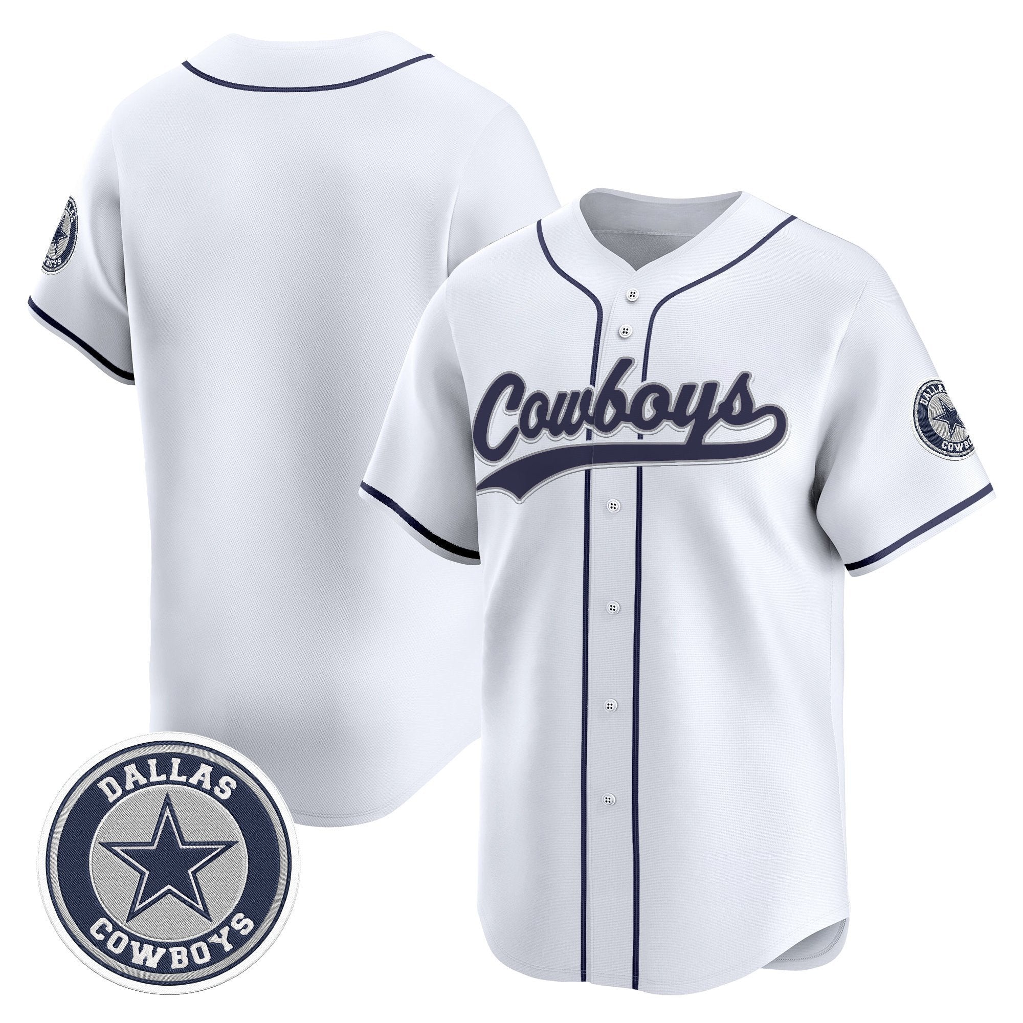 DAL Vapor Baseball Jersey - Stitched